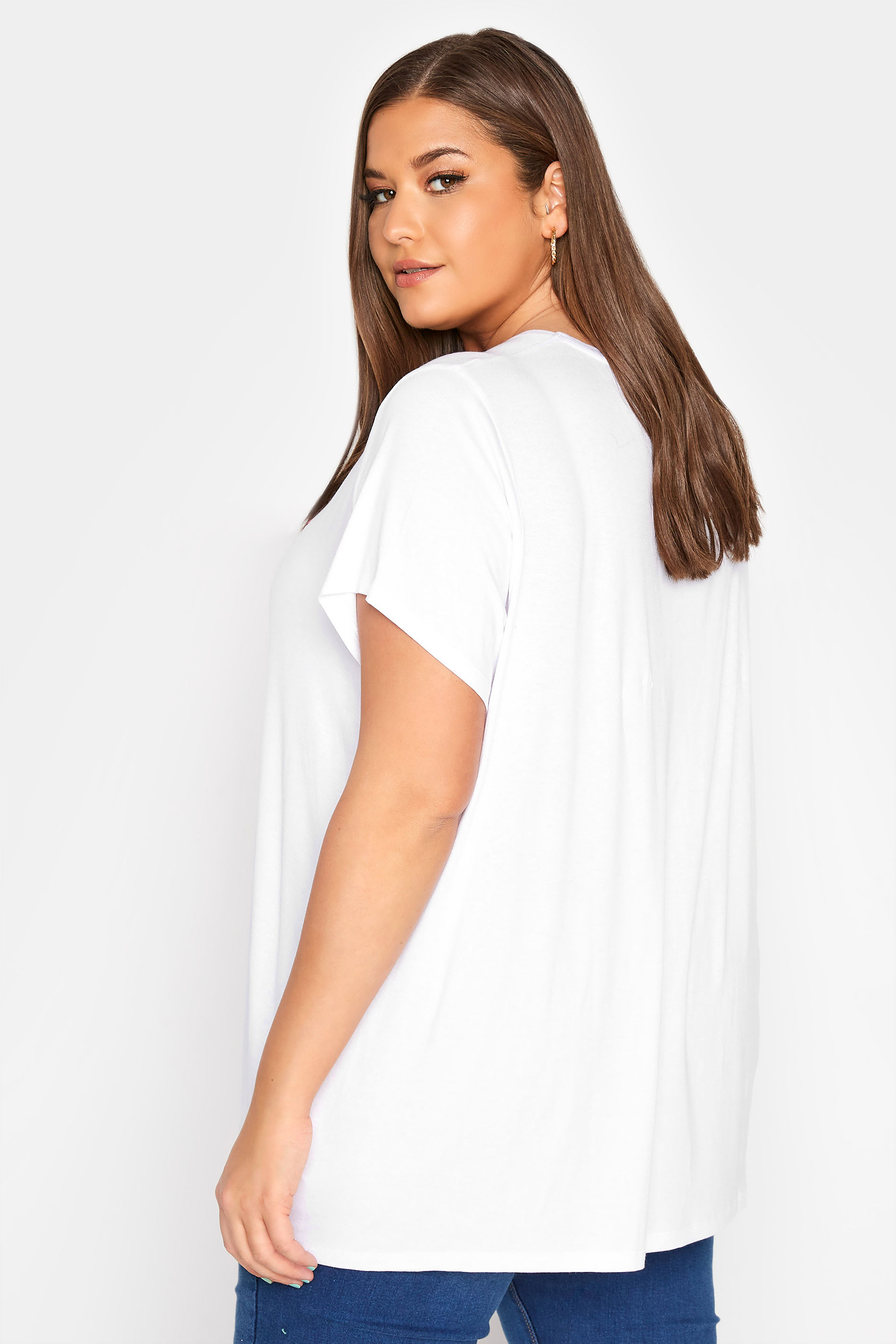 Grande taille  Tops Grande taille  T-Shirts | T-Shirt Blanc 'You Got This' en Jersey - SG25185