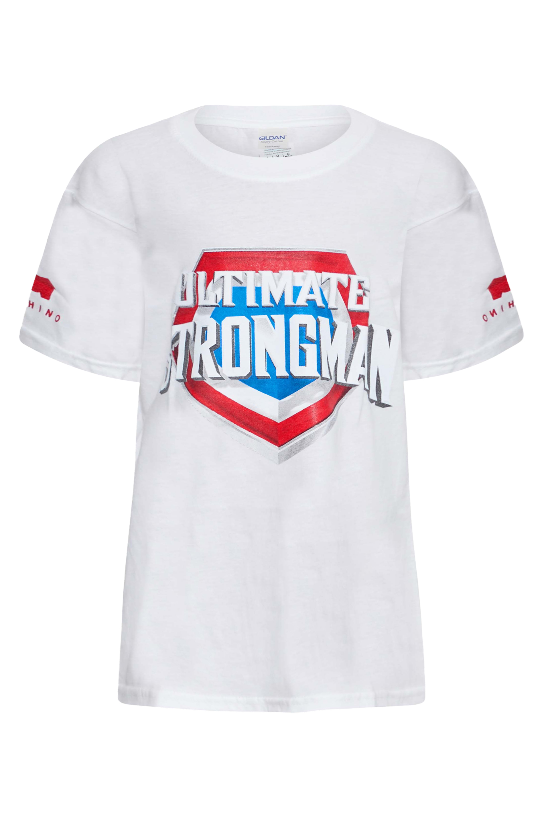 BadRhino Girls White Ultimate Strongman T-Shirt | BadRhino 1