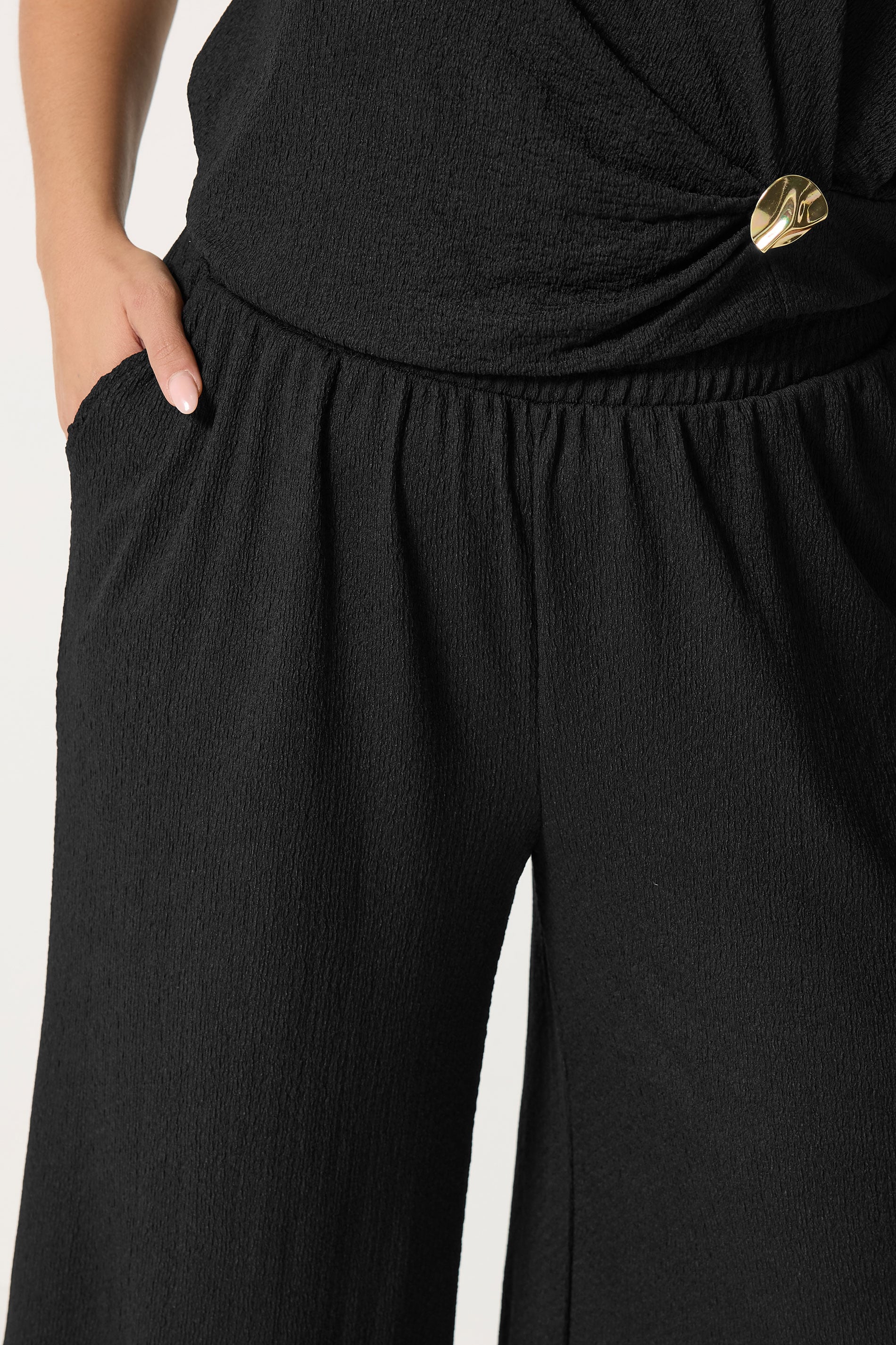 YOURS Plus Size Black Trousers | Yours Clothing 4