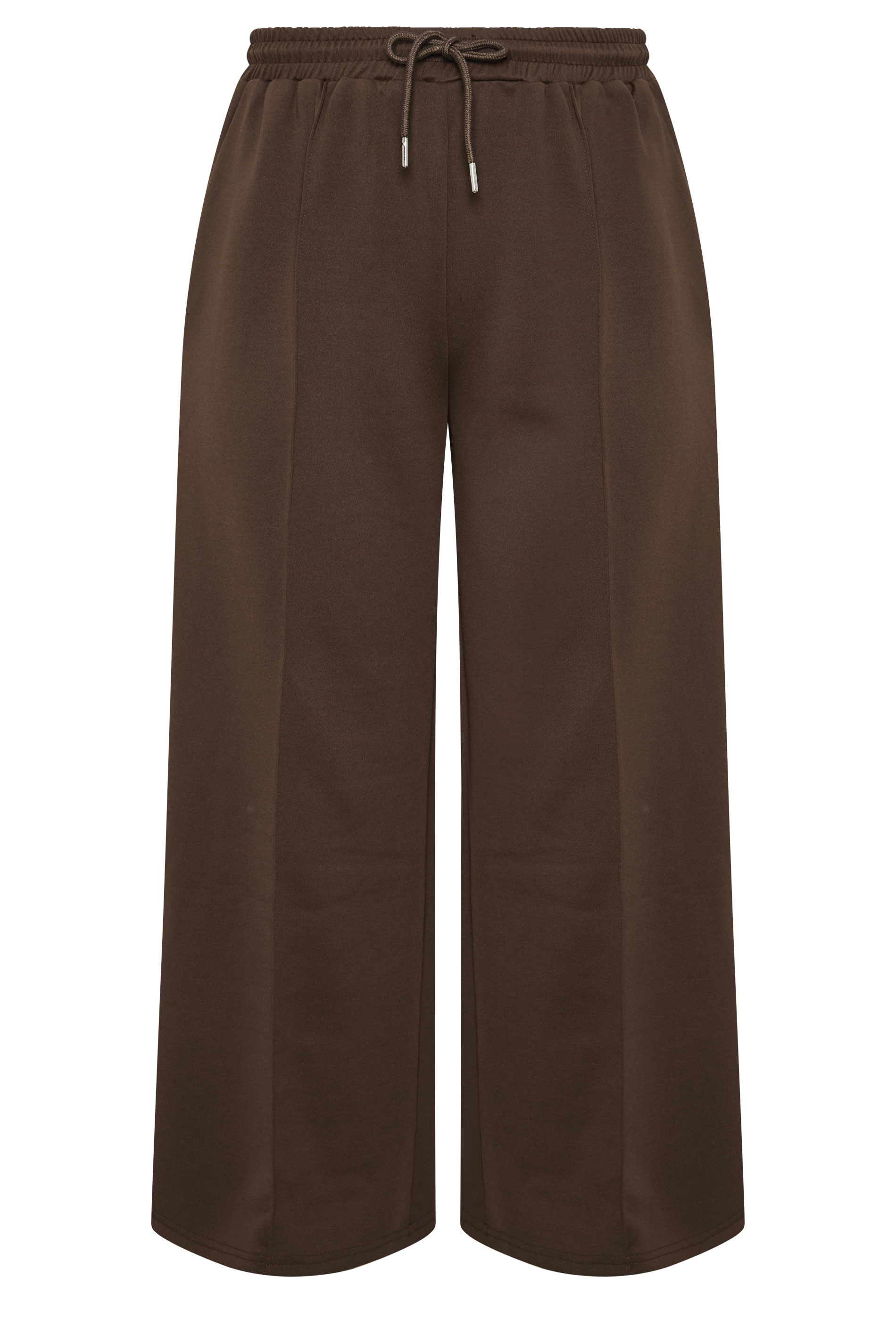 Yours Clothing Yours Chocoladebruine Joggingbroek Met Zijstreepsize 38