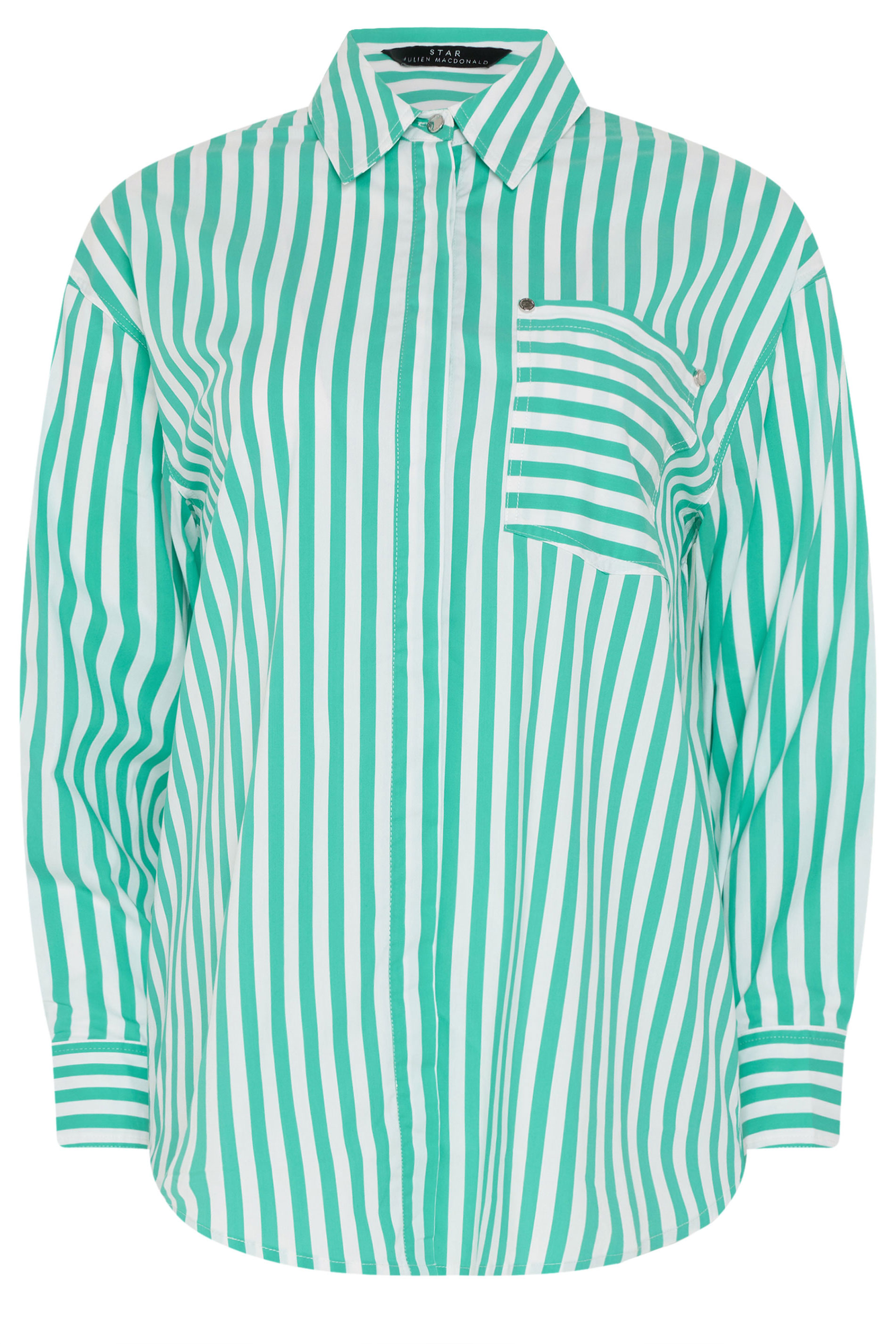STAR Green Striped Long Sleeve Shirt | StarByJM 5