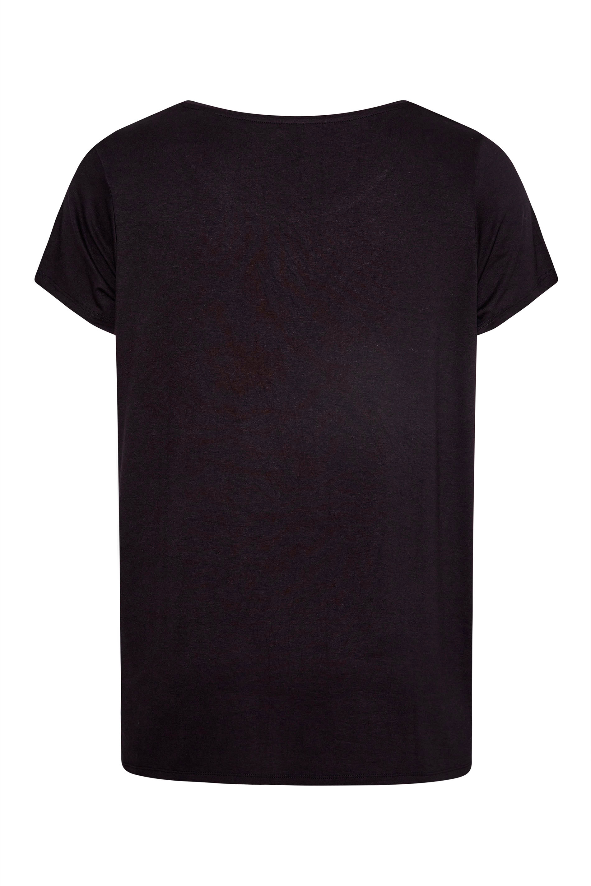 Grande taille  Tops Grande taille  T-Shirts | T-Shirt Noir en Jersey Slogan'Make Good Stories' - EB47578