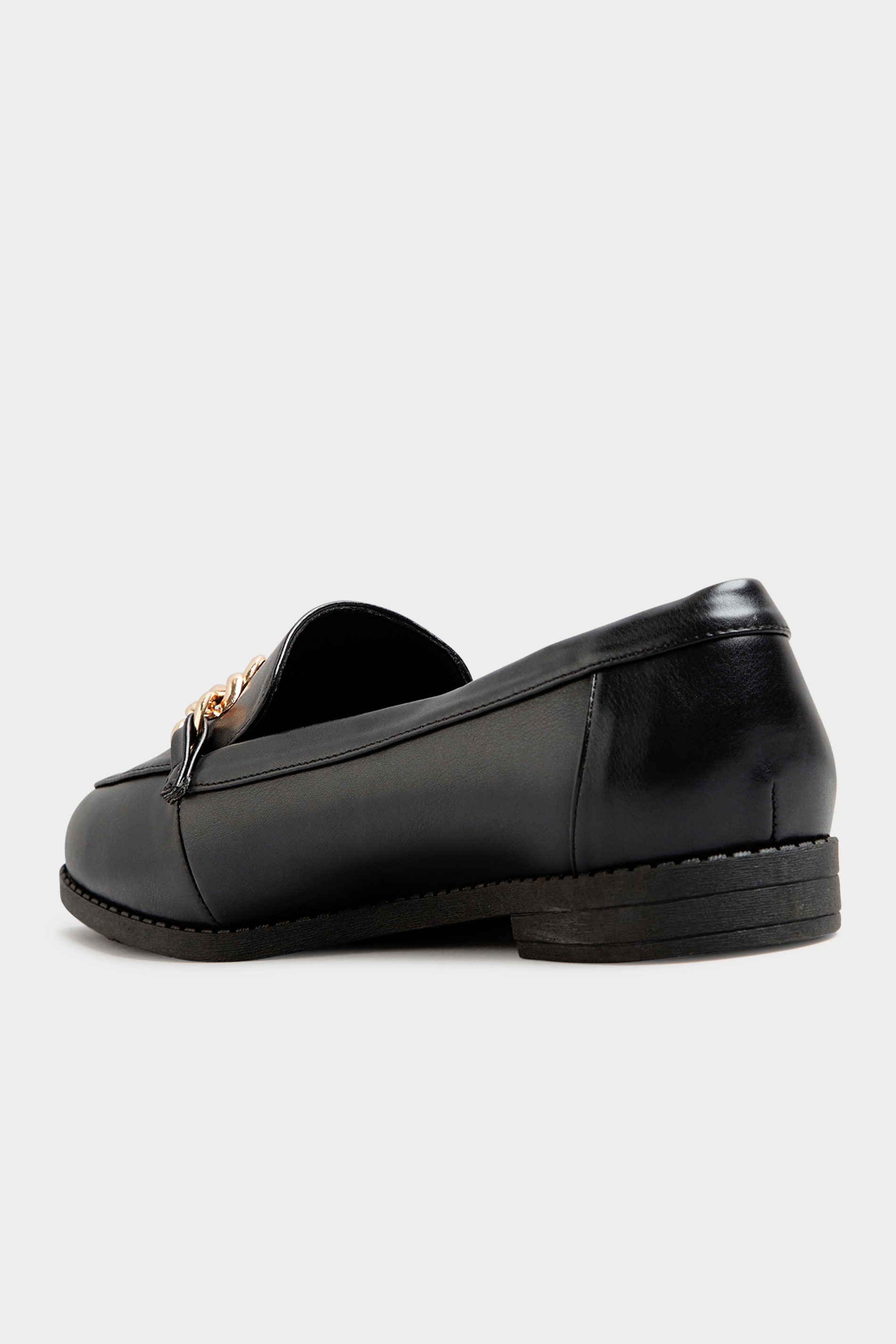 Chain Loafers Wide Fit Yours Clothing