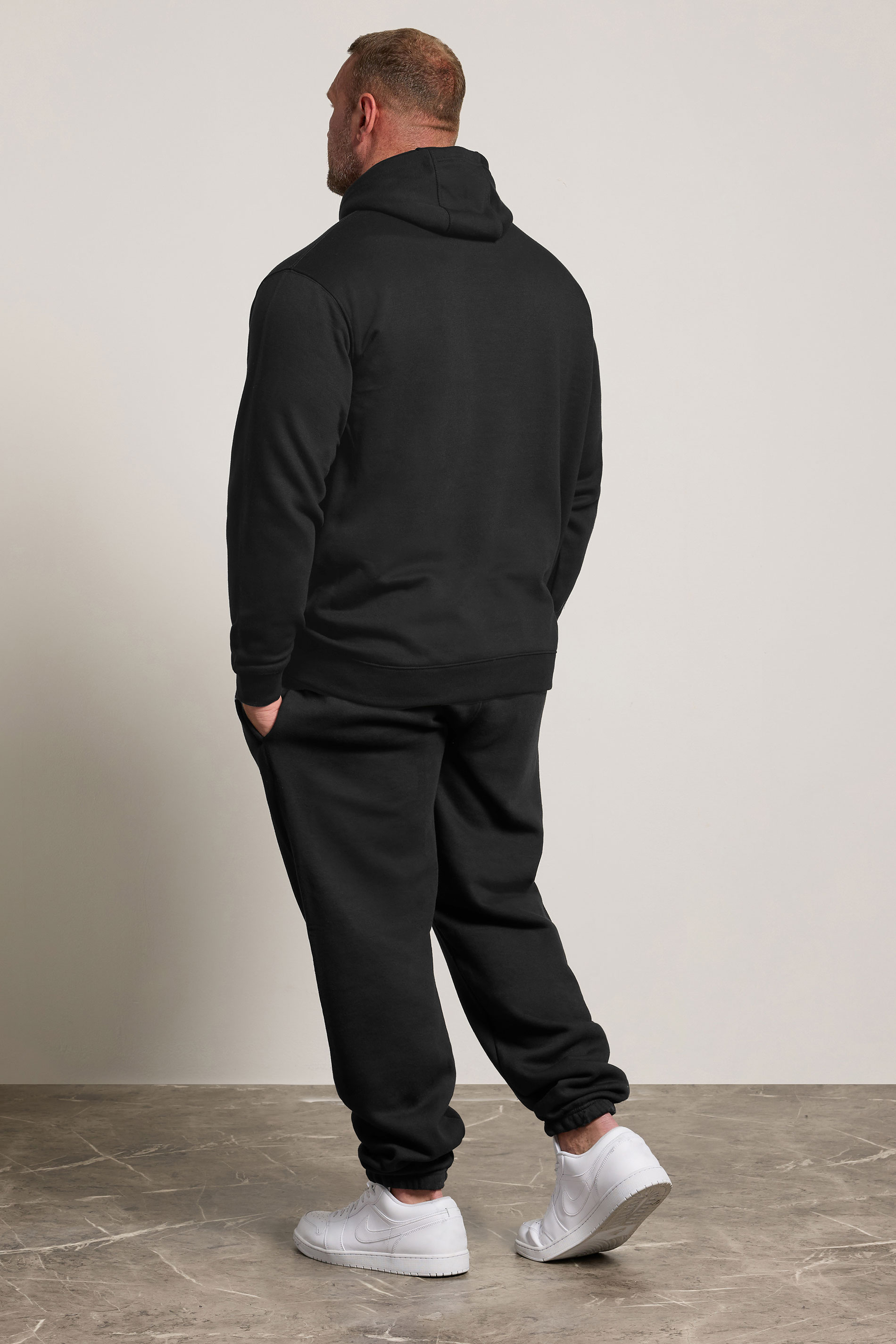 BadRhino Big & Tall Black Hoodie & Jogger Set | BadRhino 2