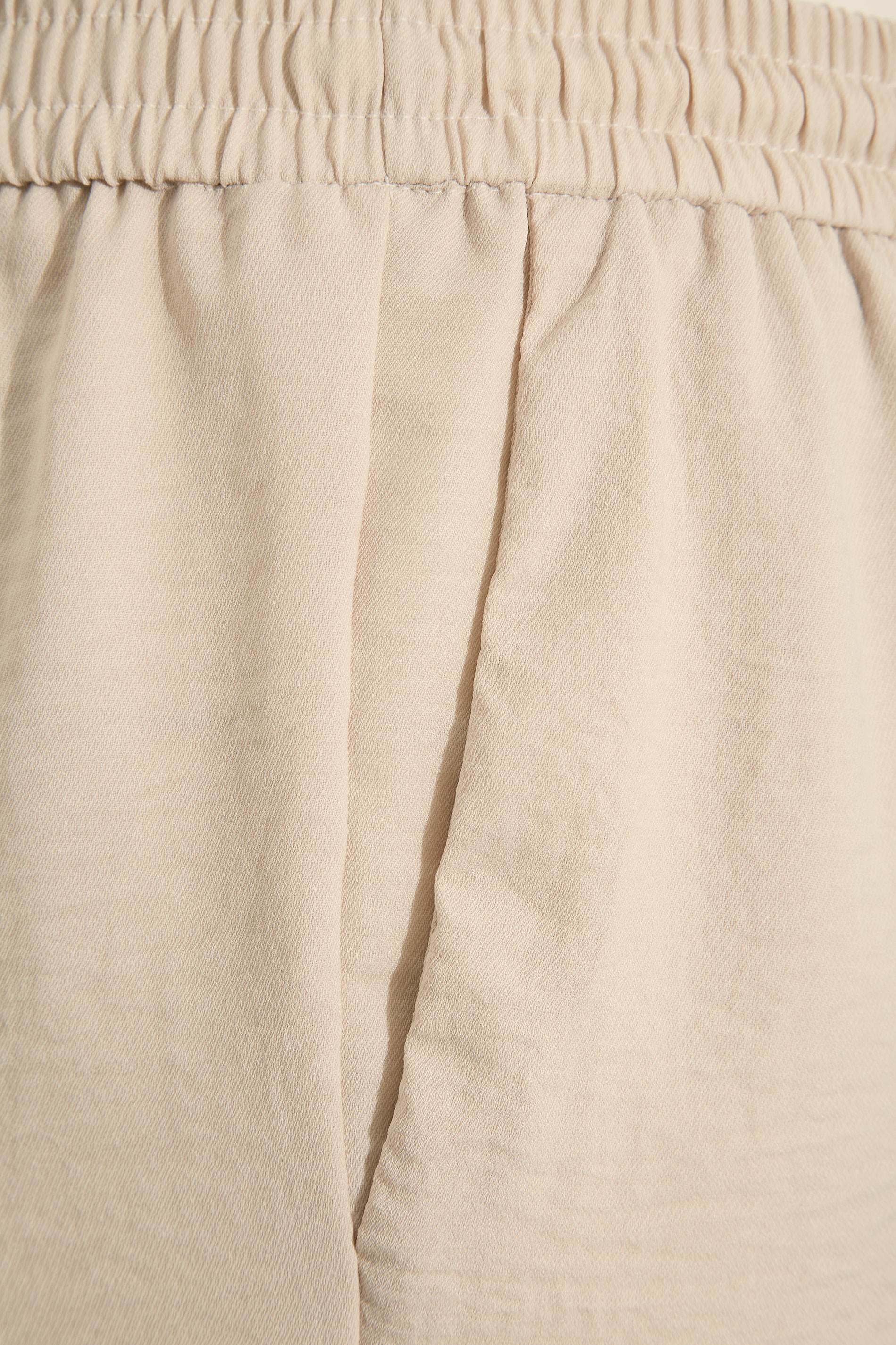 Plus Size Stone Brown Lightweight Twill 