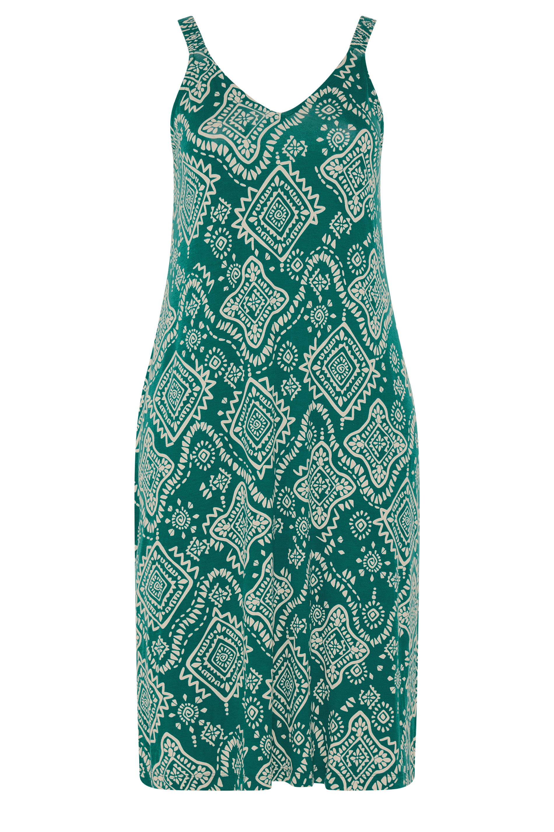 YOURS Plus Size Blue Abstract Print Throw On Midaxi Dress | Yours Clothing 5