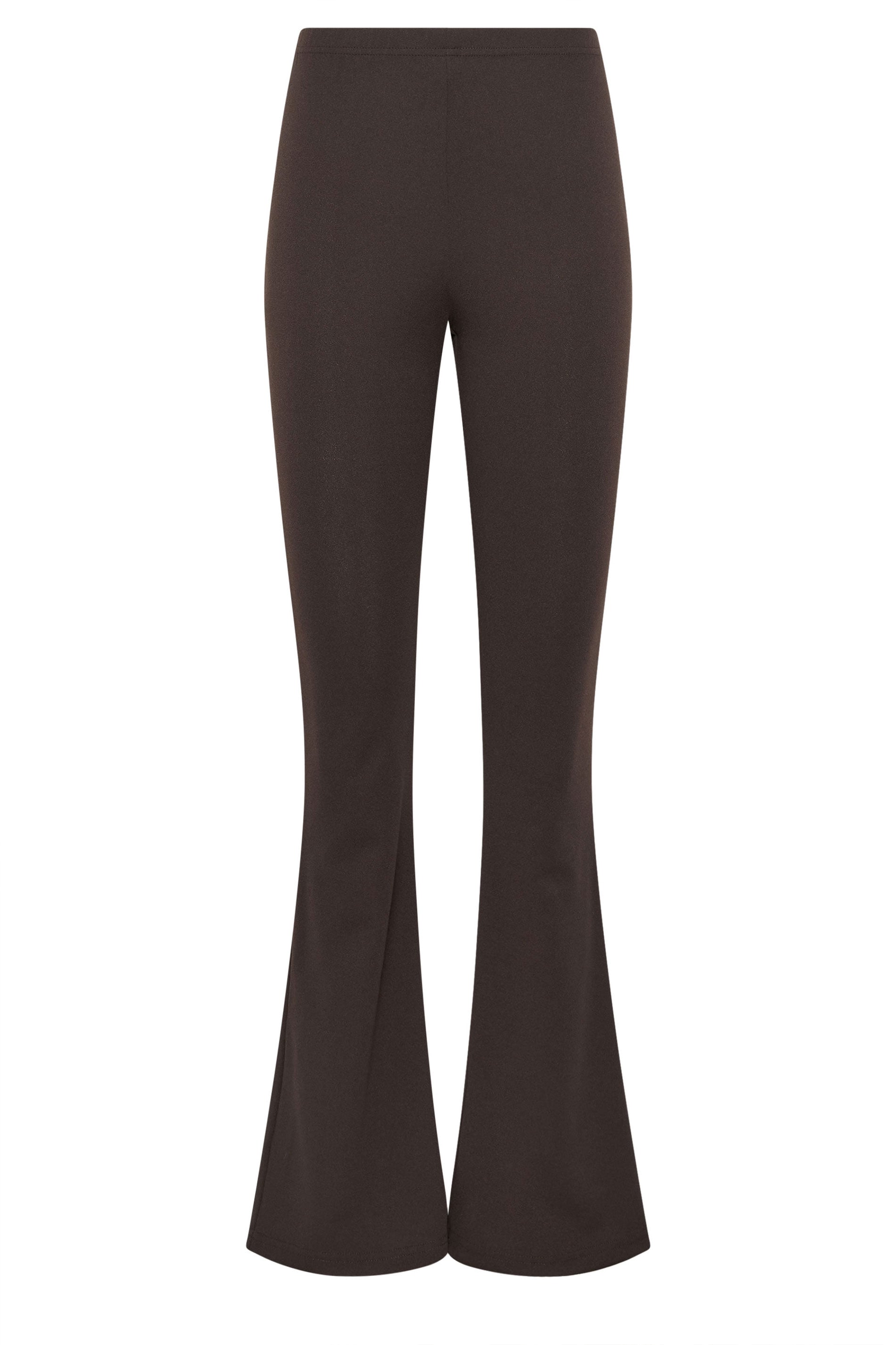 LTS Tall Women's Chocolate Brown Flared Trousers | Long Tall Sally 3
