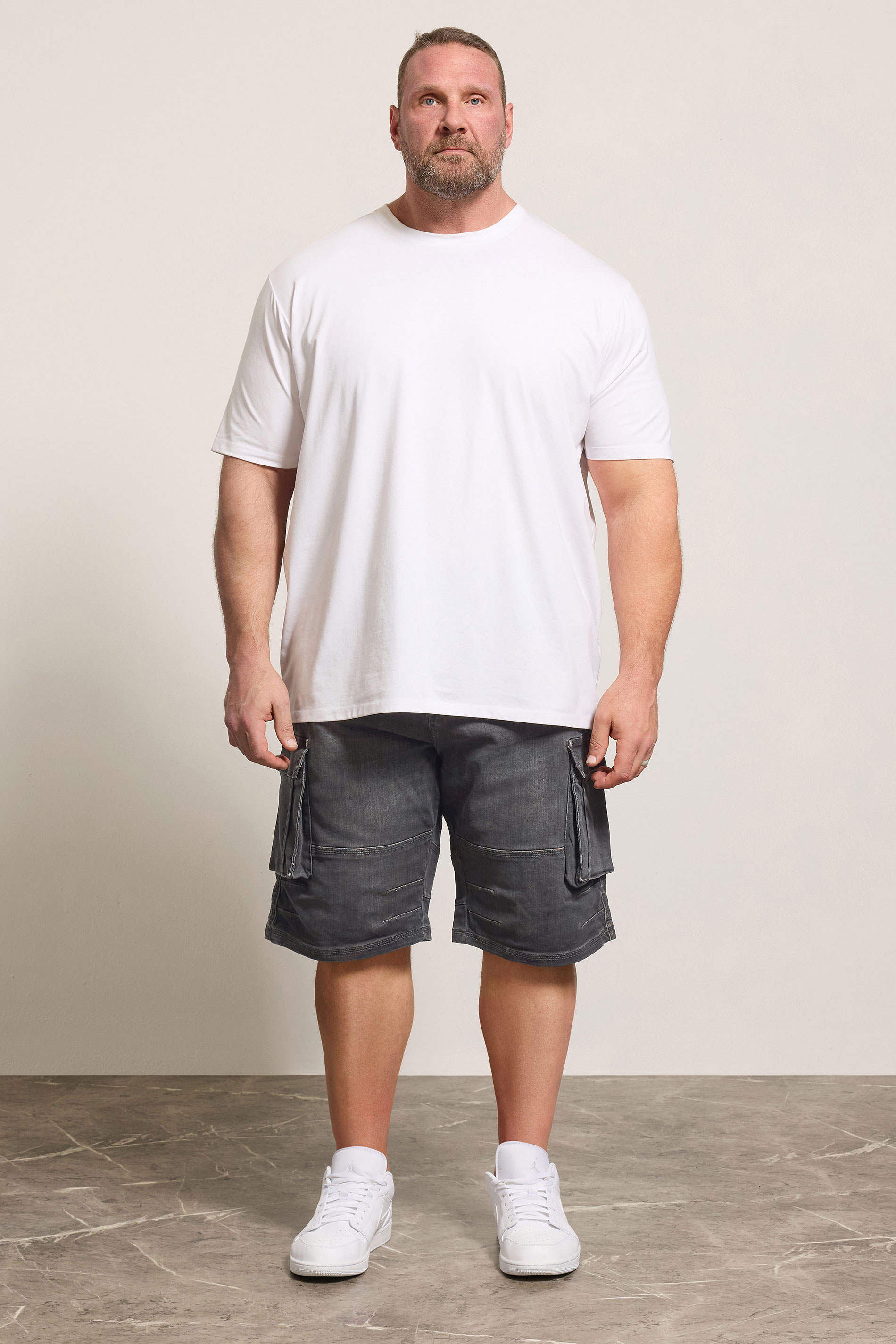 KAM Charcoal Grey Denim Shorts | BadRhino 1