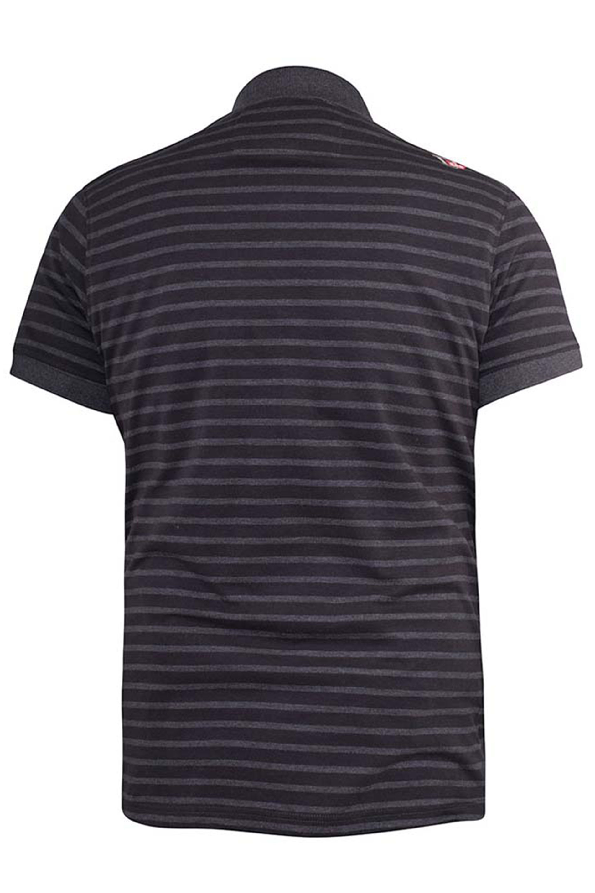 D555 Black Stripe Polo Shirt Big & Tall | BadRhino