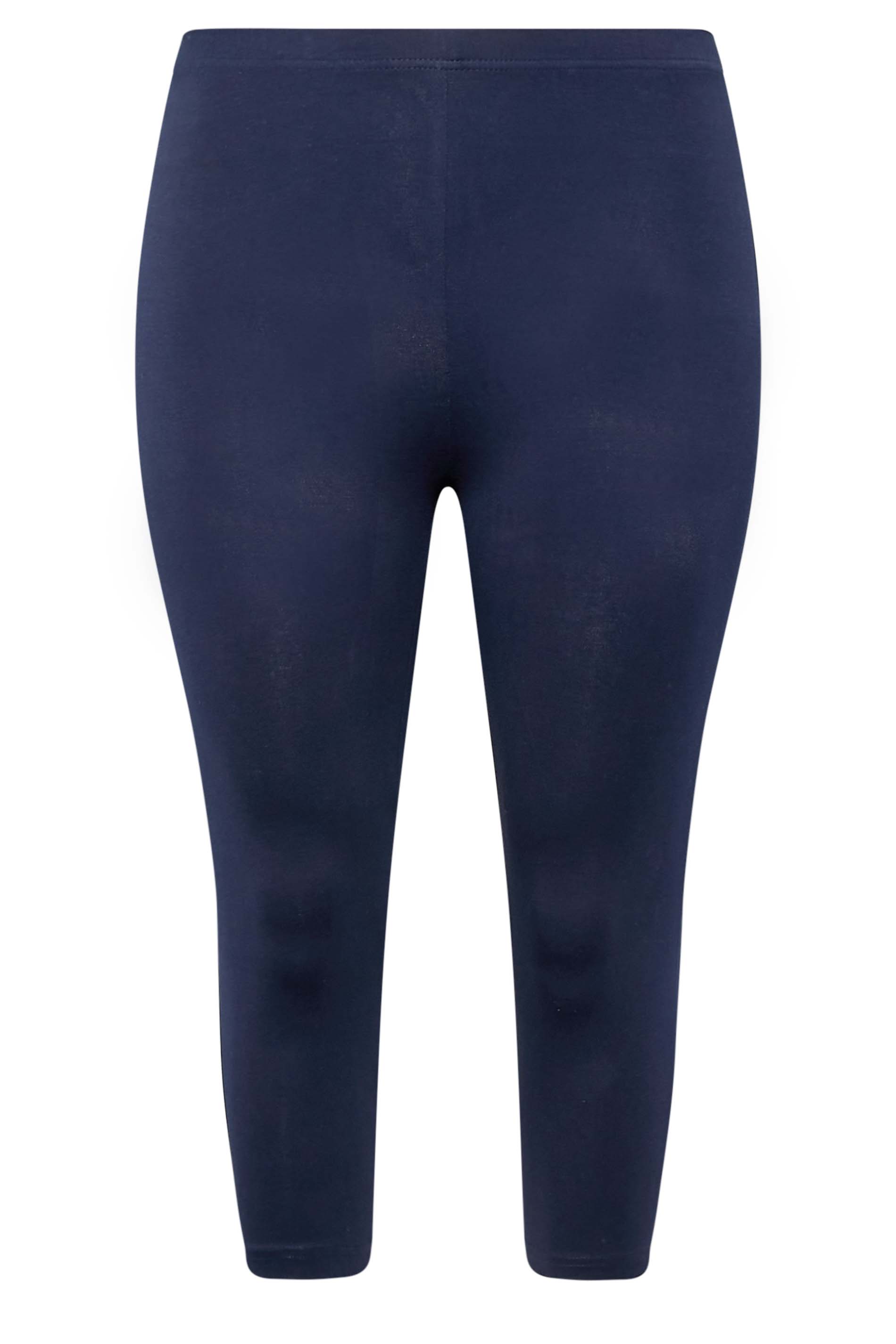 Farfetch Clothing Pants Leggings Ribbed-knit cotton leggings Blue 