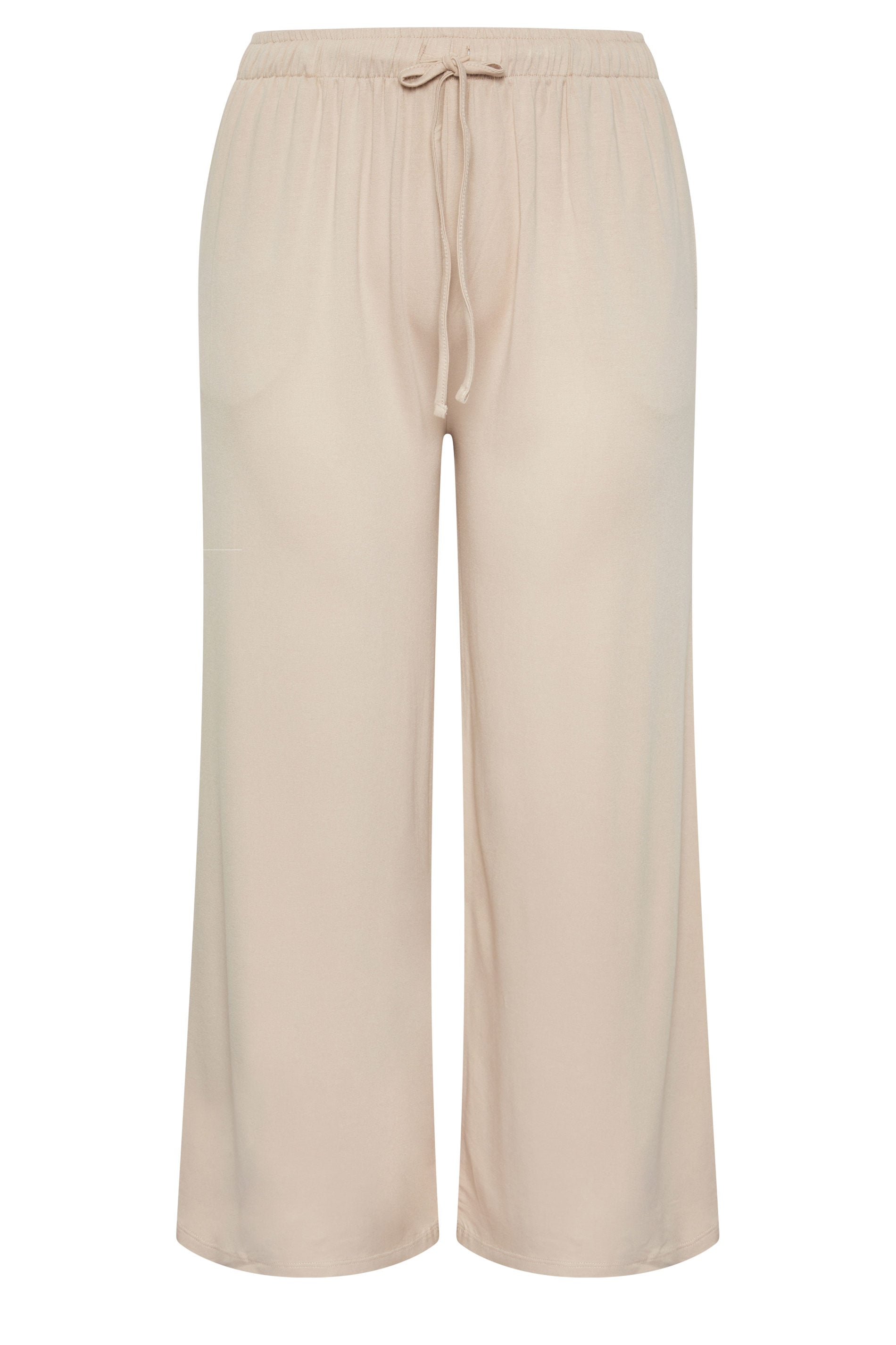 YOURS Plus Size Natural Brown Soft Touch Trousers | Yours Clothing 5