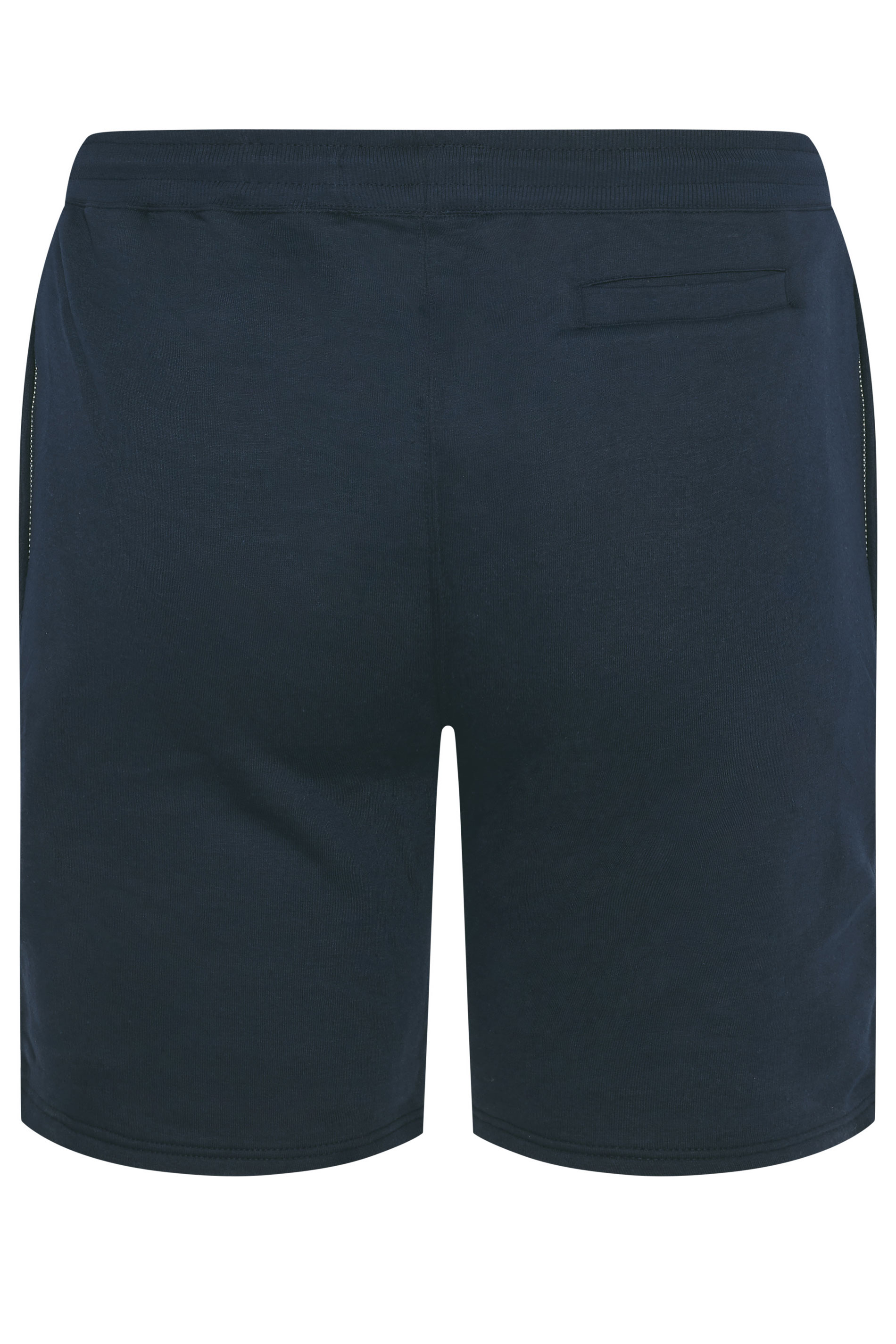 BadRhino Big & Tall Navy Blue Zip Pocket Jogger Shorts | BadRhino 6