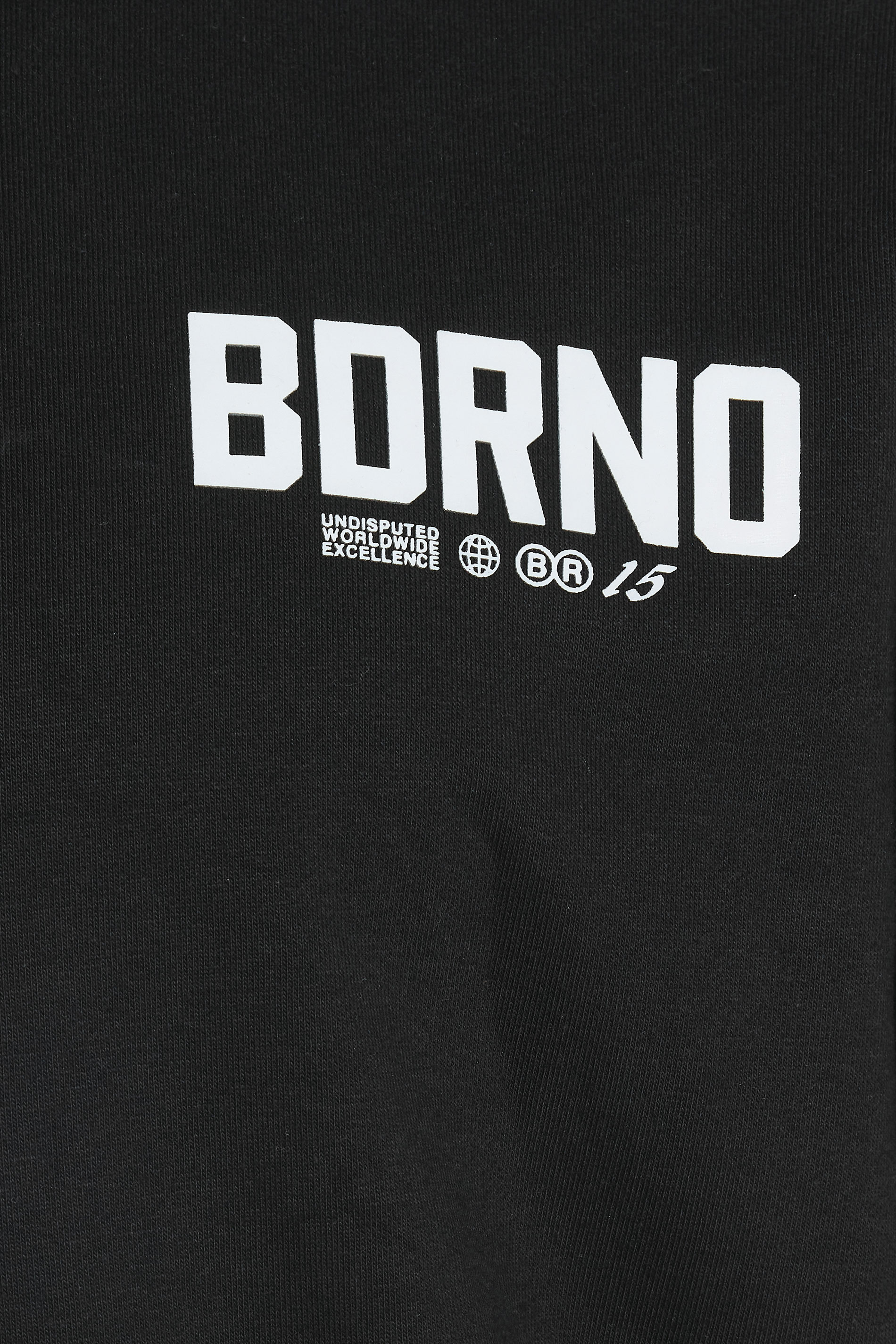 BDRNO Premium Big & Tall Black Logo Hoodie | BadRhino 7