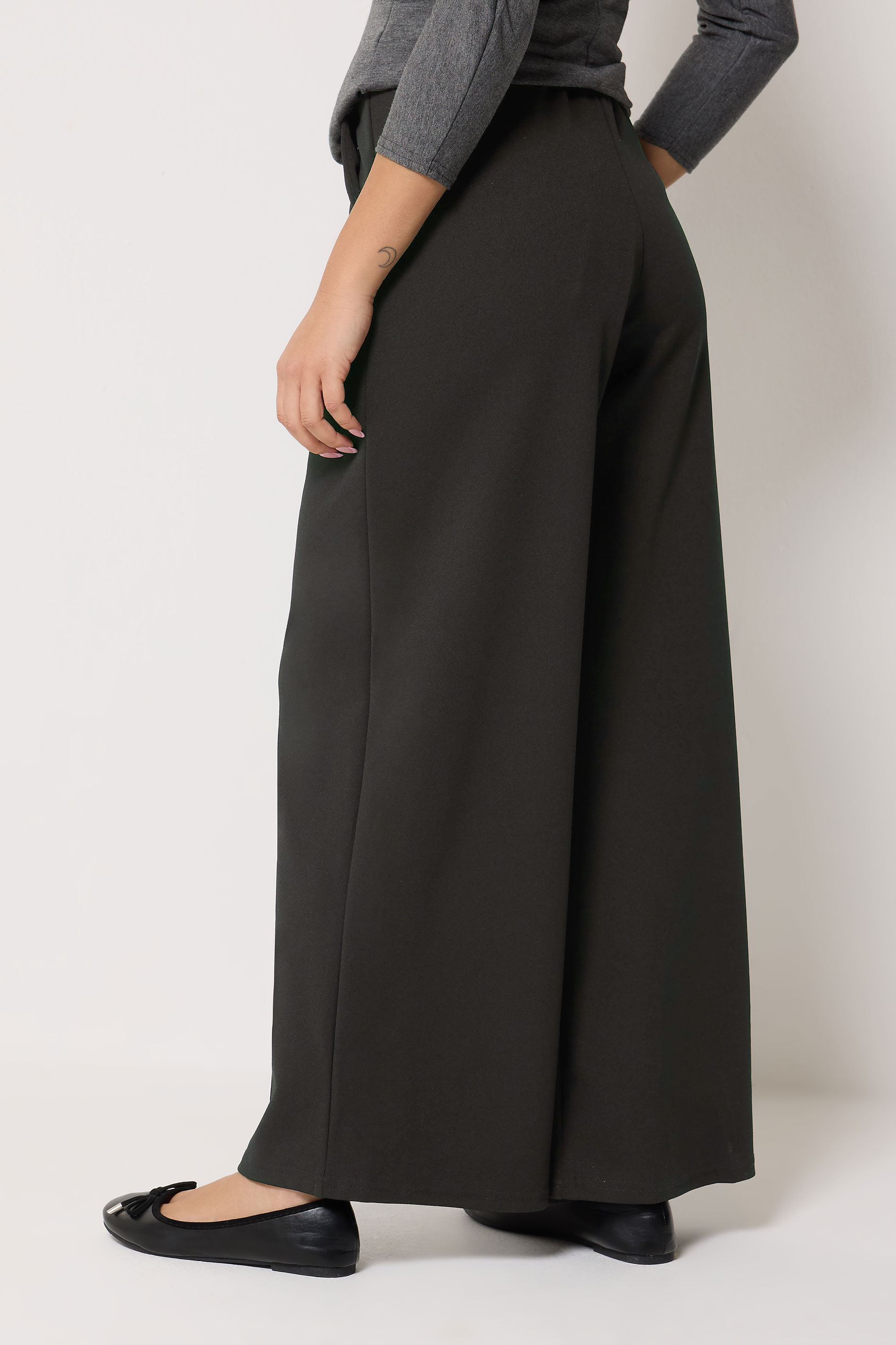 PixieGirl Petite Women's Black Pintuck Trousers | PixieGirl 2