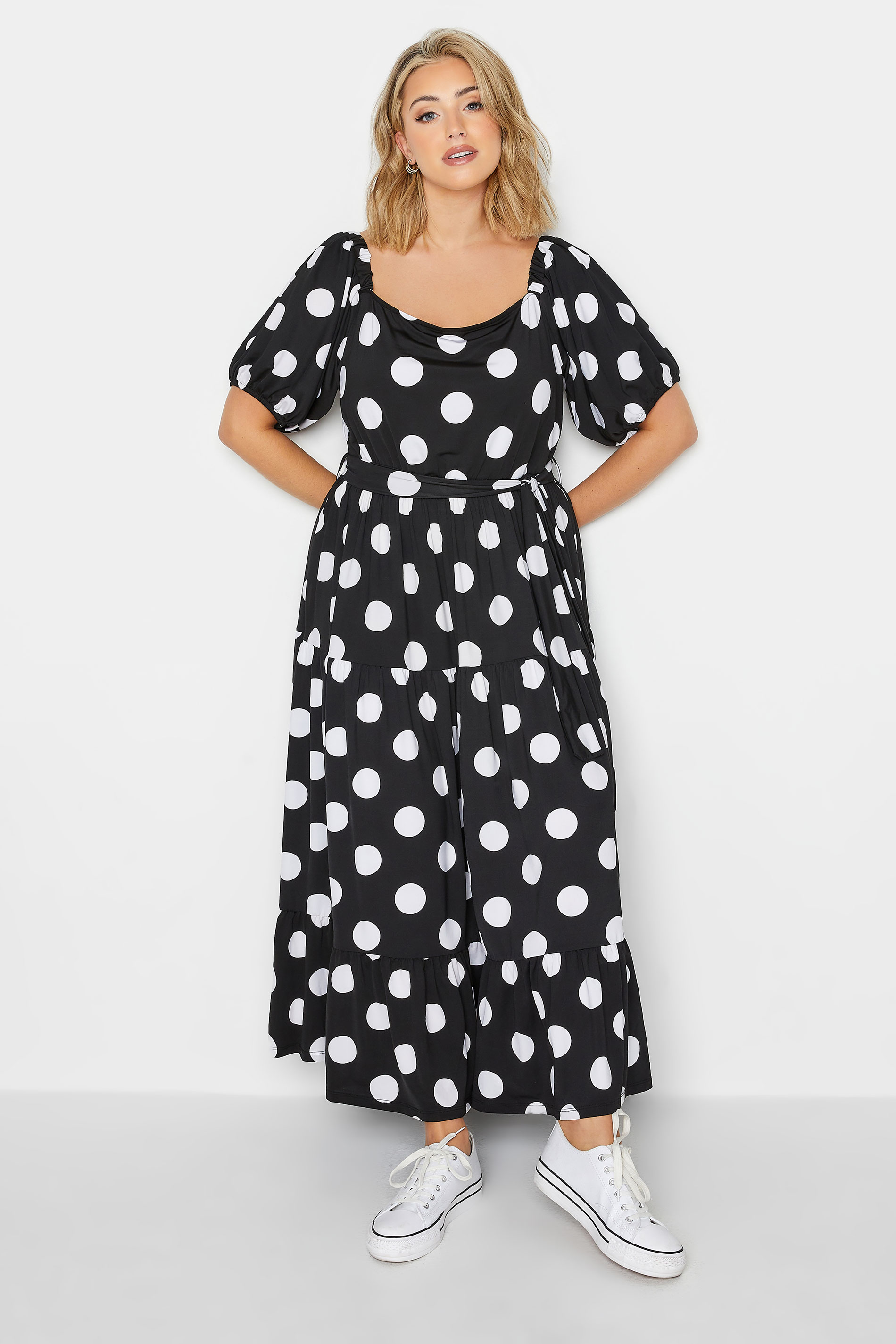 19+ Polka Dot Plus Size Dresses