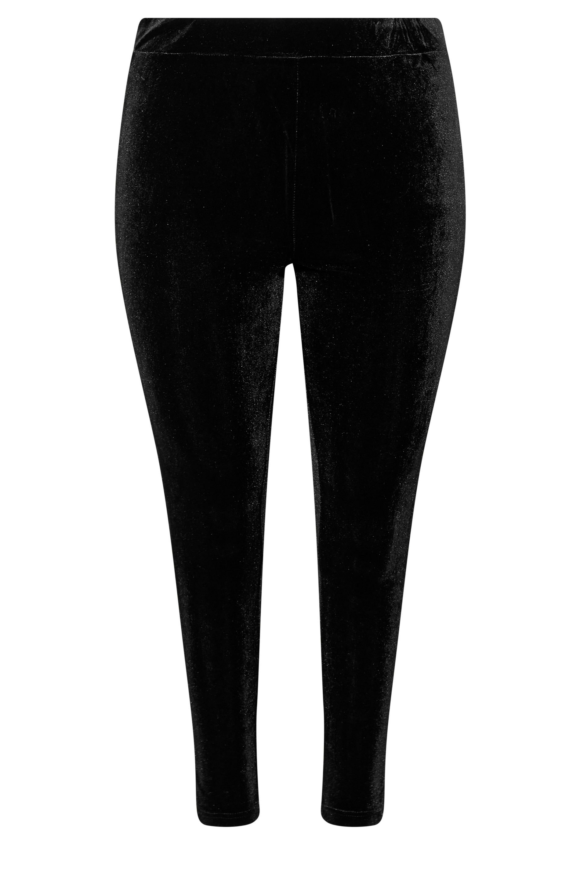 Velour leggings women's size XL in black Velour - Depop