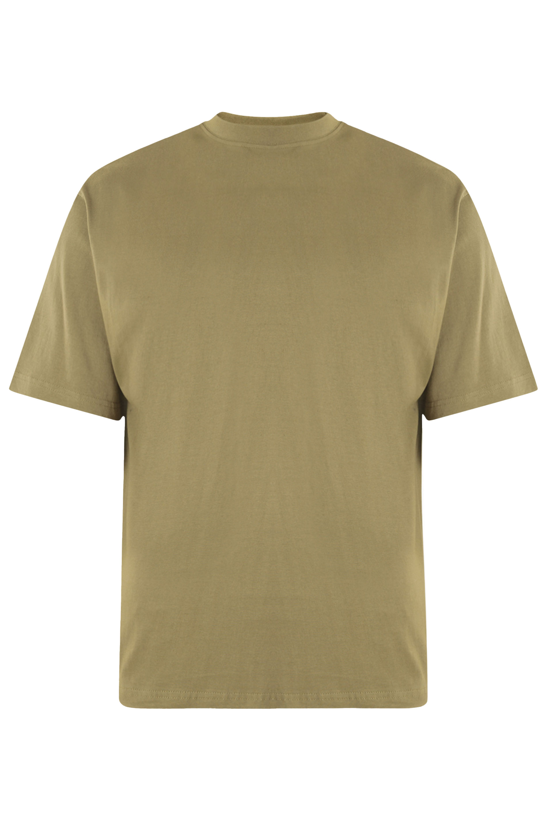 KAM Olive Green Plain T-Shirt | BadRhino 1