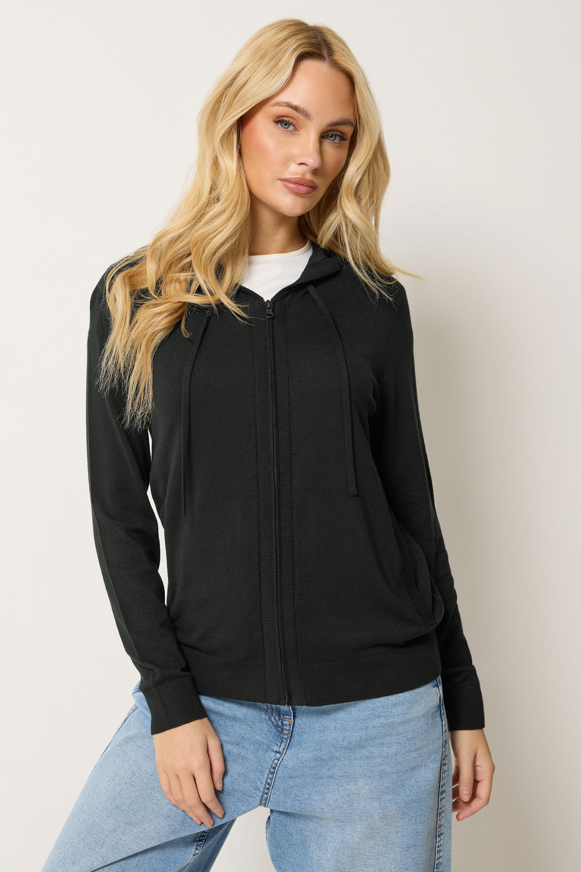 M&Co Black Knitted Hoodie | M&Co 3