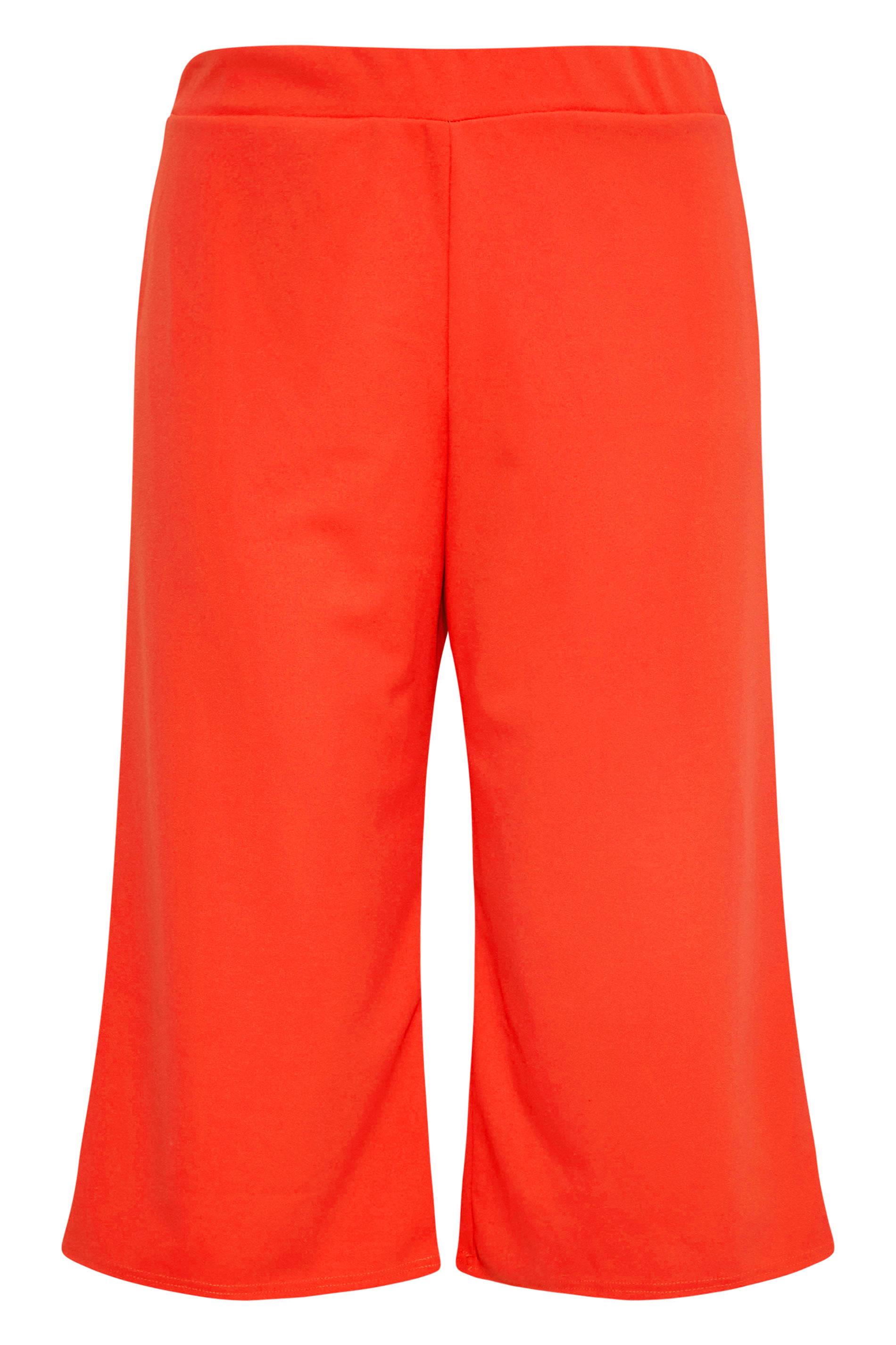 Pantacourts Grande Taille Grande taille  Jupes culottes | YOURS LONDON - Jupe-Culotte Orange Coupe Ample - GT04975