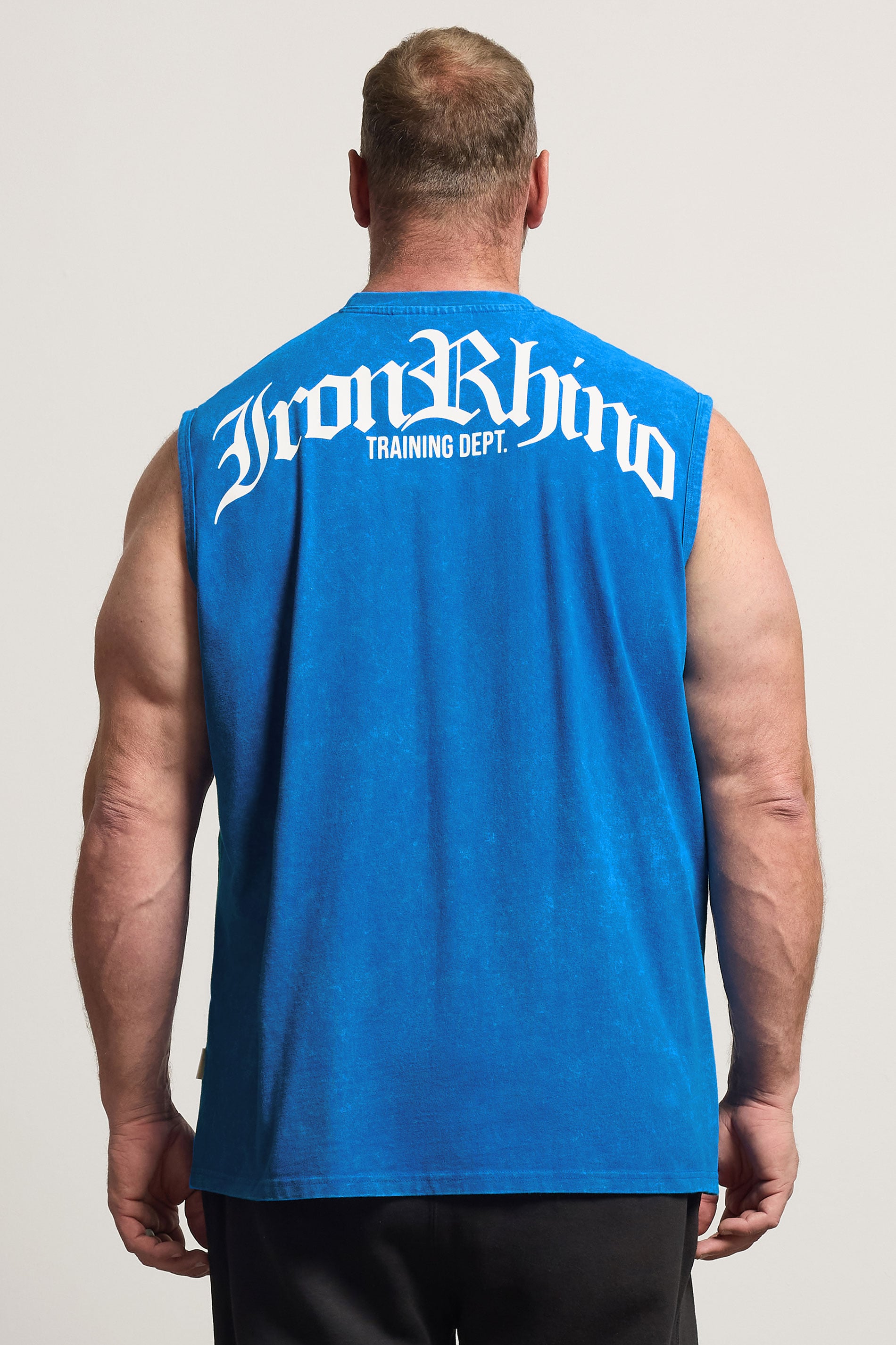 IronRhino Big & Tall Cobalt Blue Old English Vest | BadRhino 2
