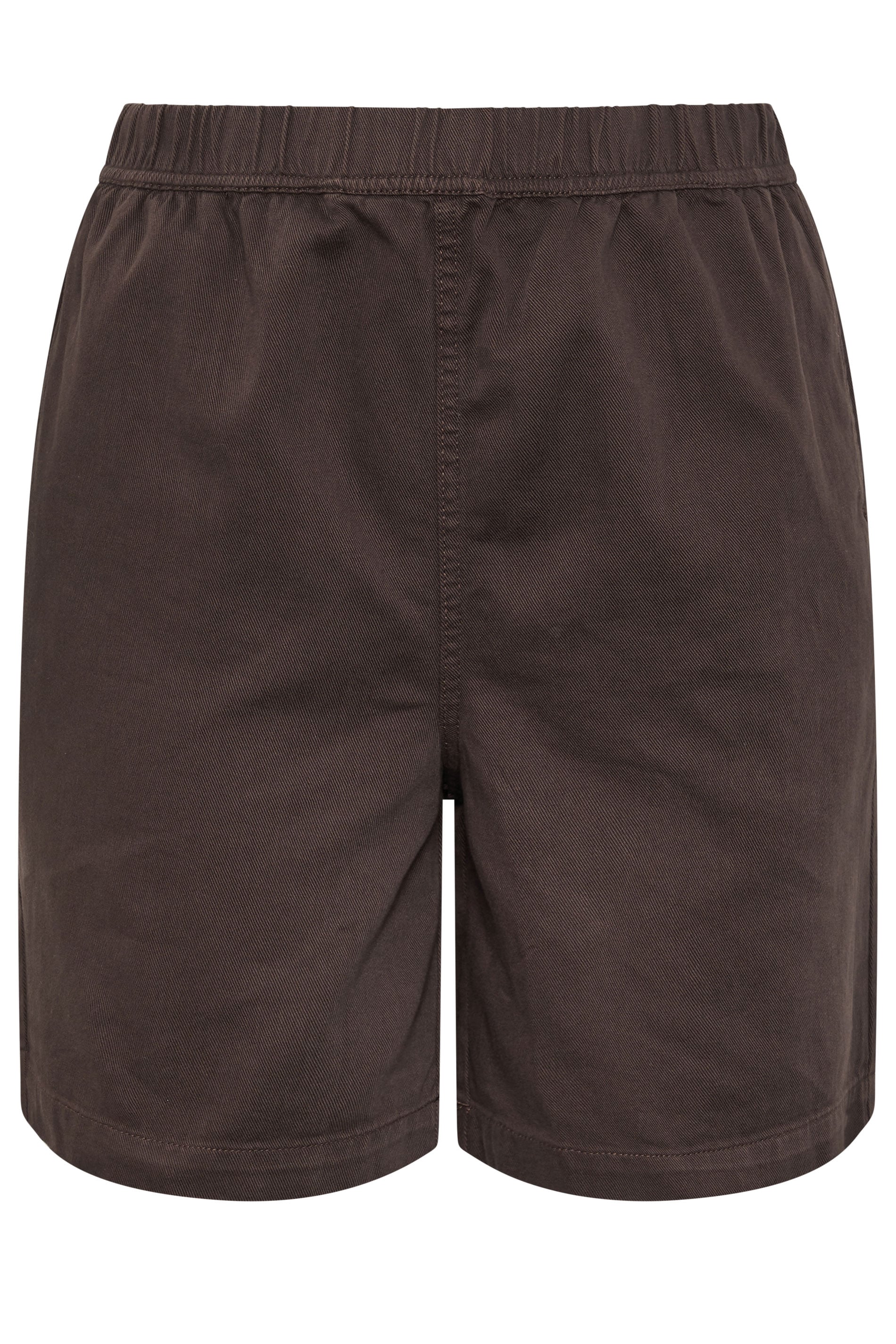 YOURS Plus Size Chocolate Brown Denim Shorts | Yours Clothing 5