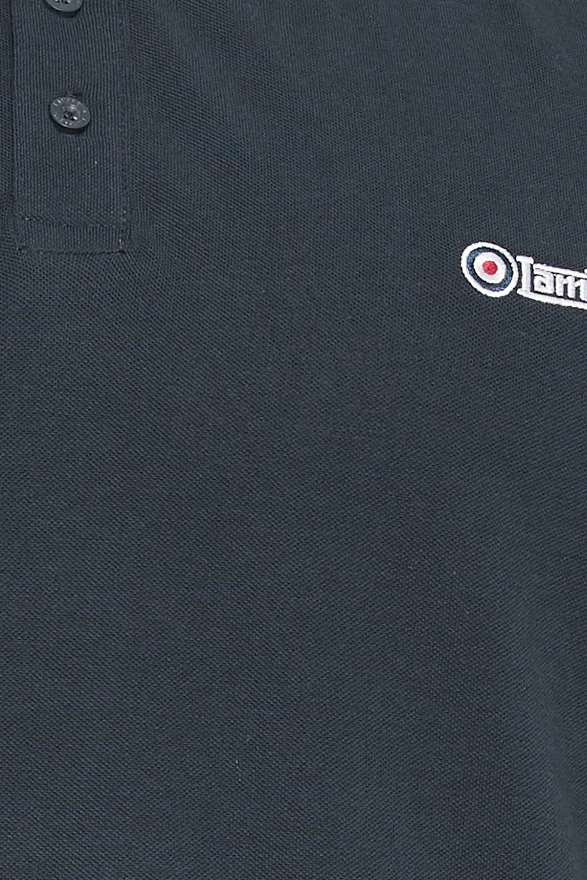 LAMBRETTA Big & Tall Navy Blue Twin Tipped Polo Shirt | BadRhino 2