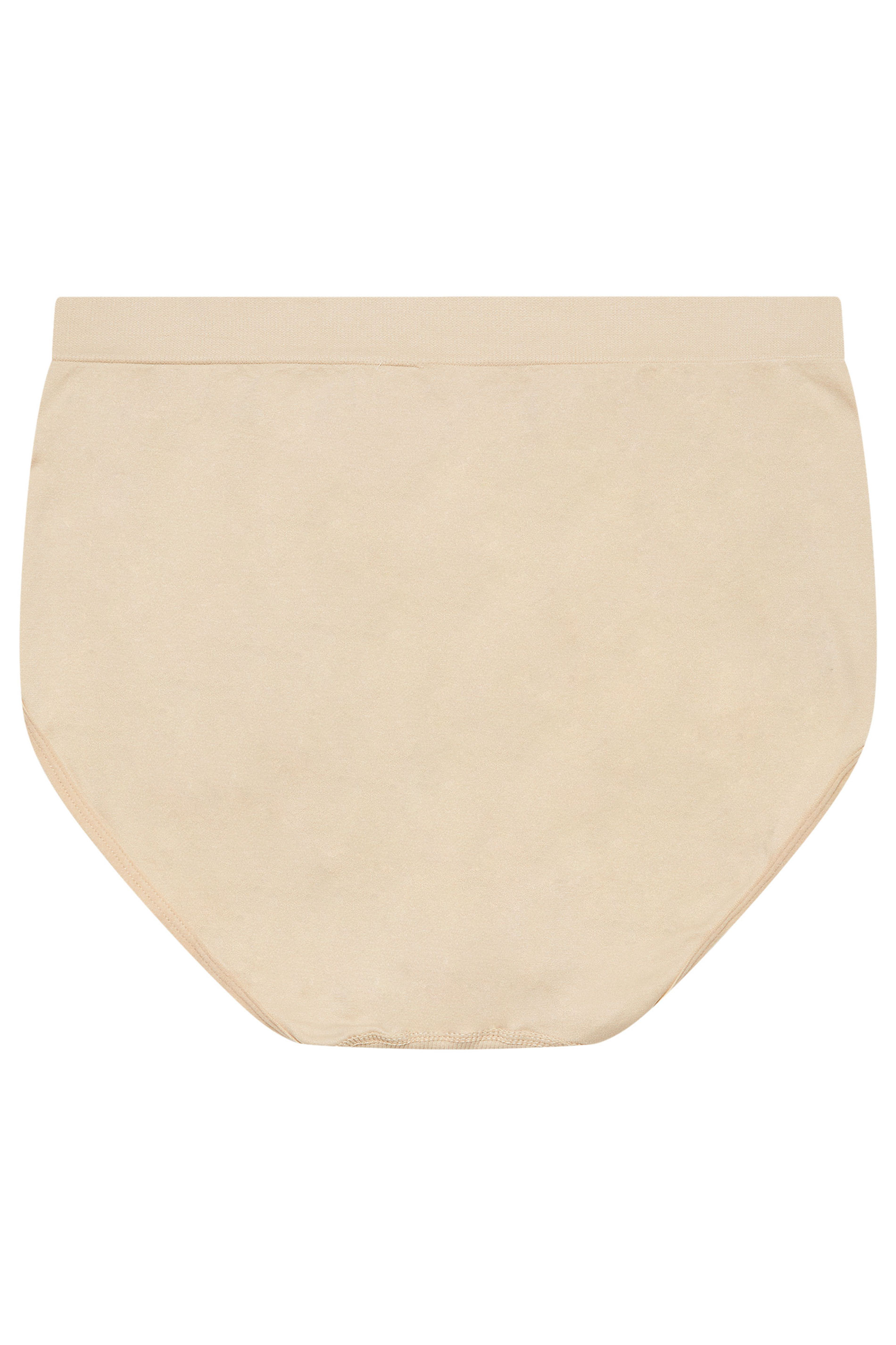 YOURSET Plus Size 3 PACK Black & Nude Seamless Light Control Full Briefs | Yours Clothing  9