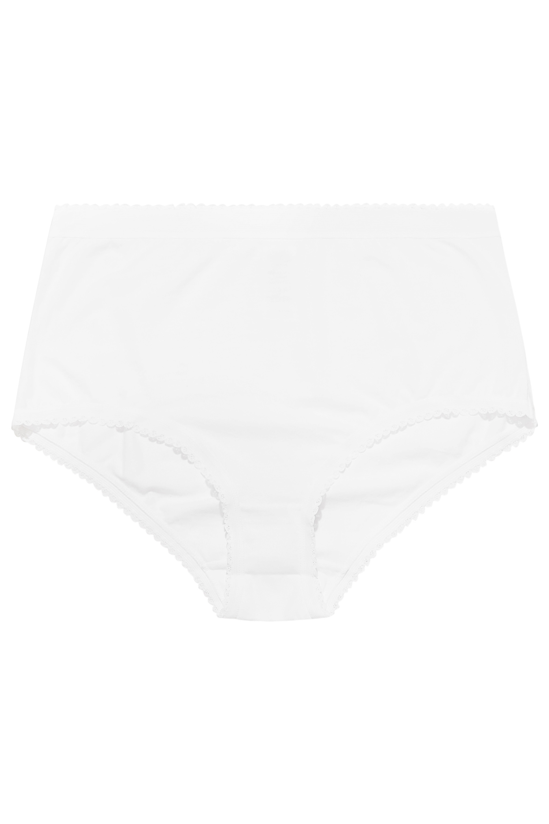 LTS MADE FOR GOOD Tall Women's 4 Pack White Cotton Full Briefs | Long ...