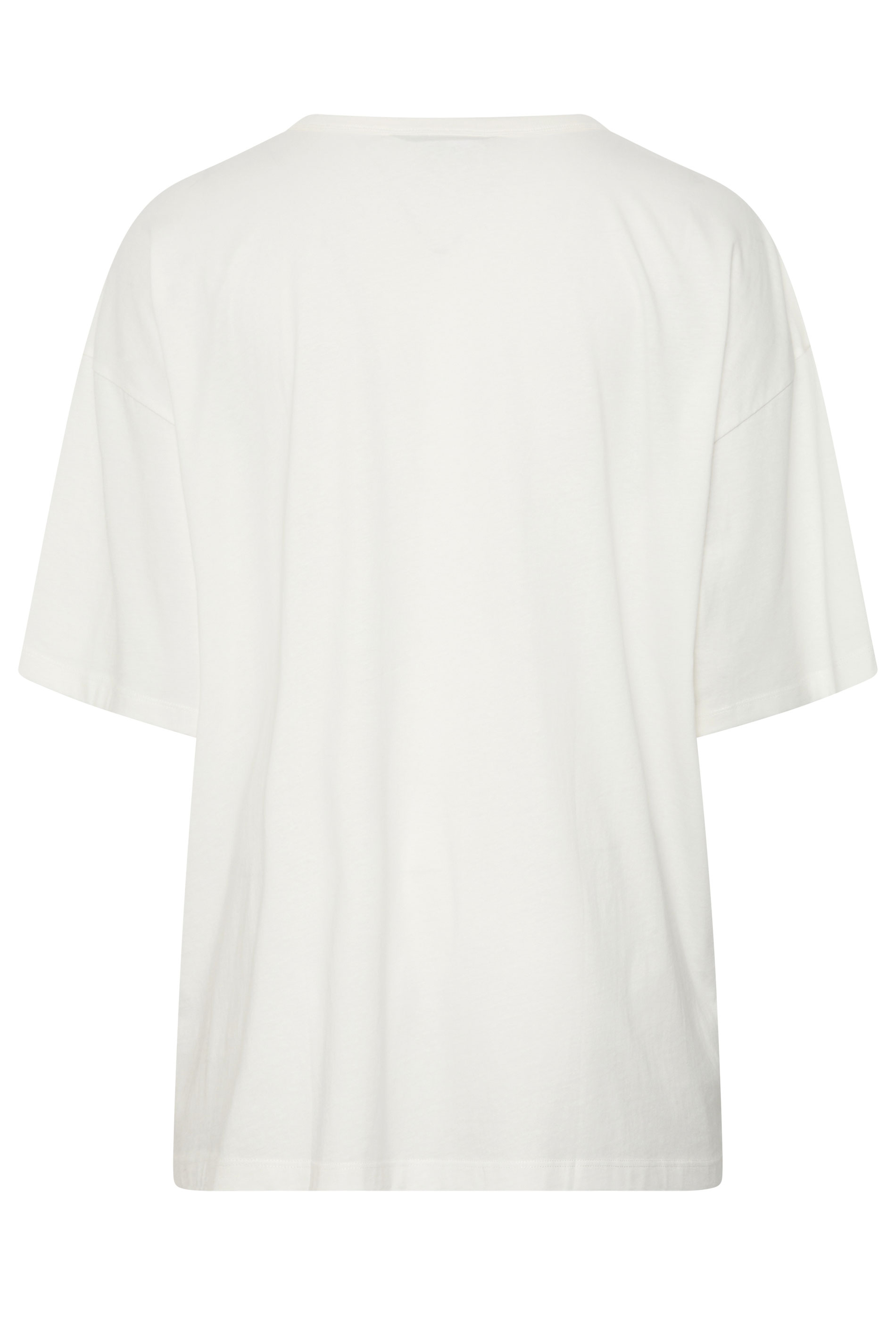 YOURS Plus Size  Ivory White Spicy Margarita T-Shirt | Yours Clothing 7
