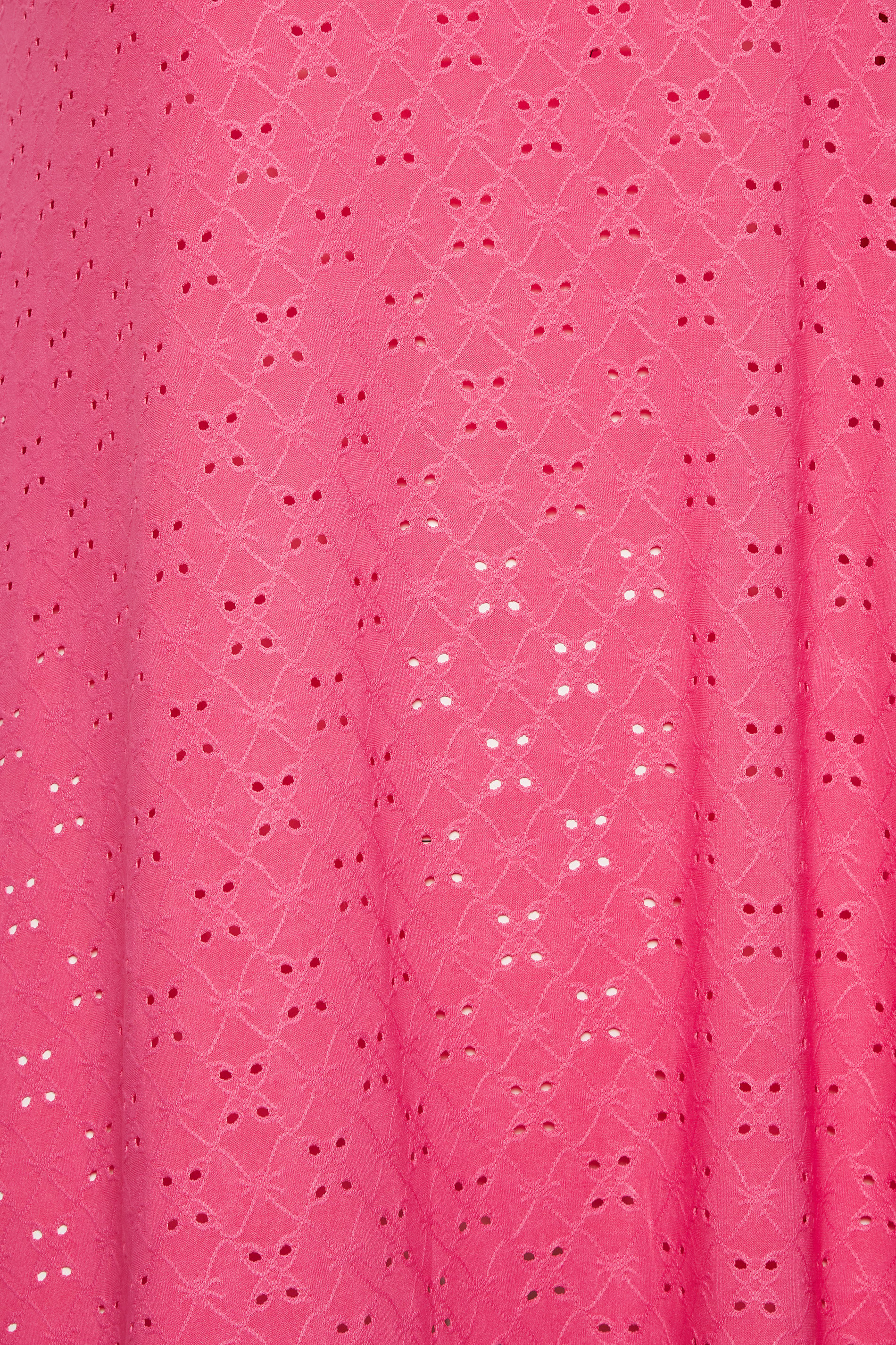 Broderie Detail Cami Top in Sustainable Cotton Pink, Vests, Camisoles And  Sleeveless Tops