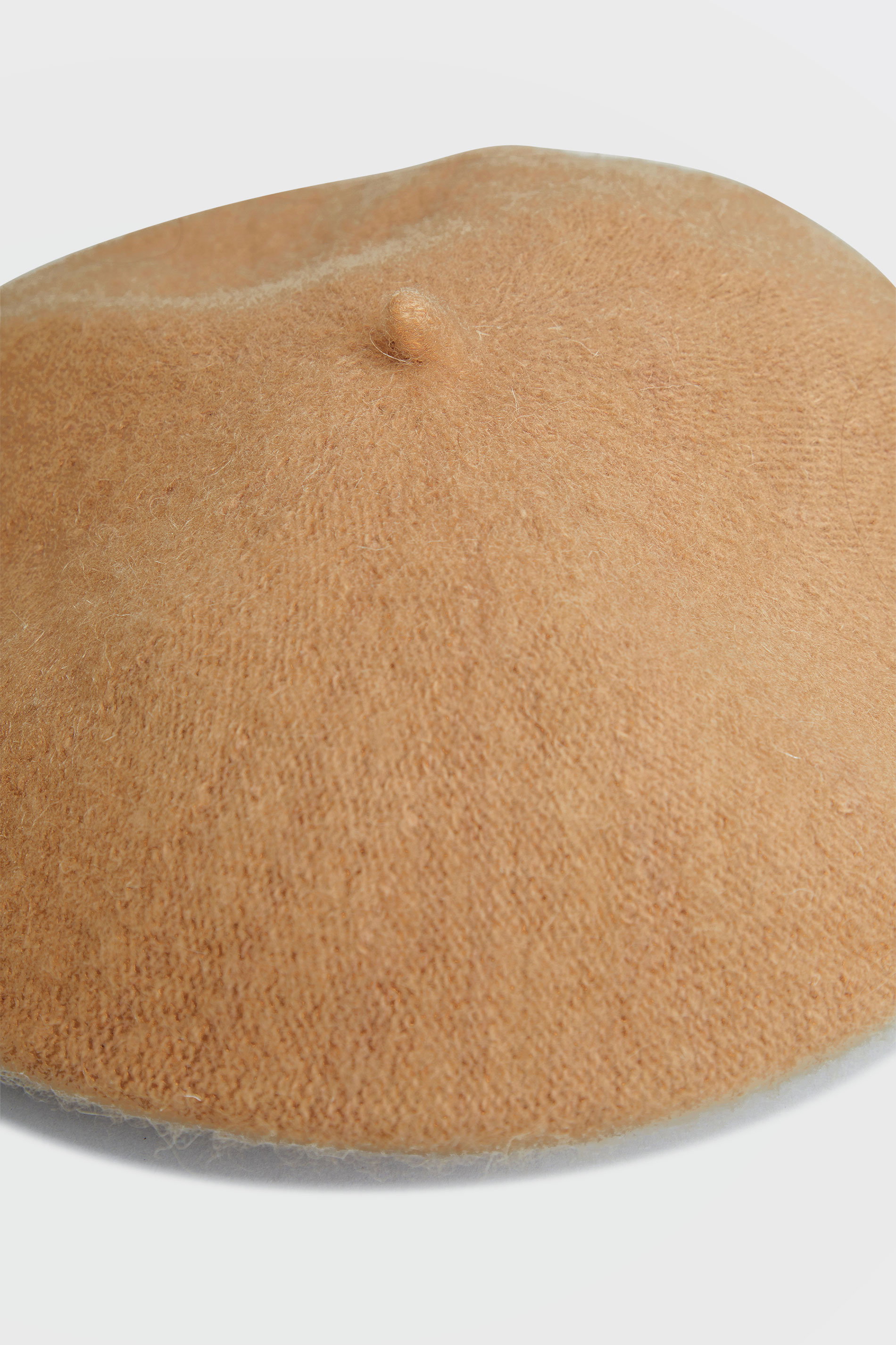 Beige Brown Felt Beret | Yours Clothing