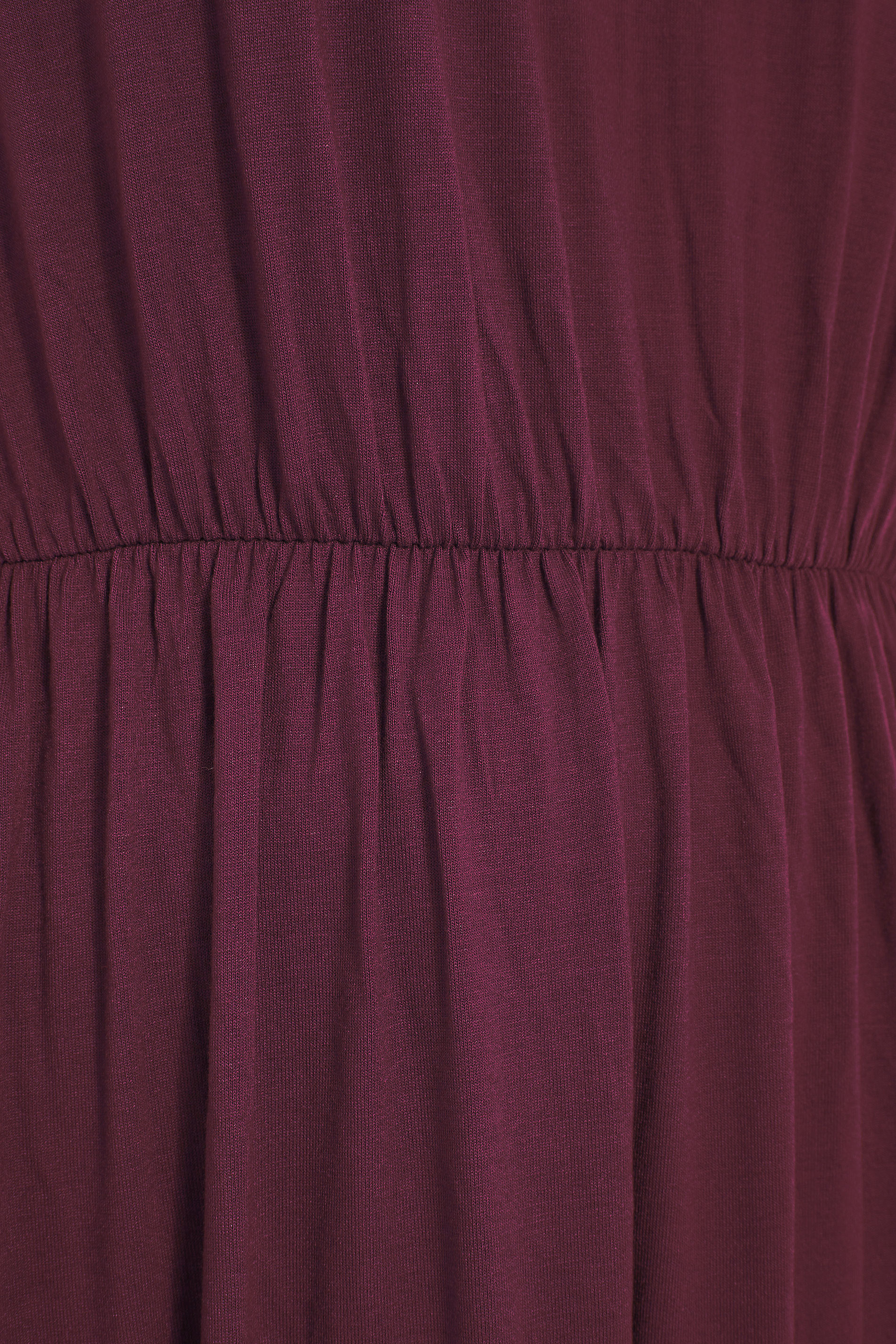 YOURS LONDON Plus Size Burgundy Red Pocket Maxi Dress | Yours Clothing