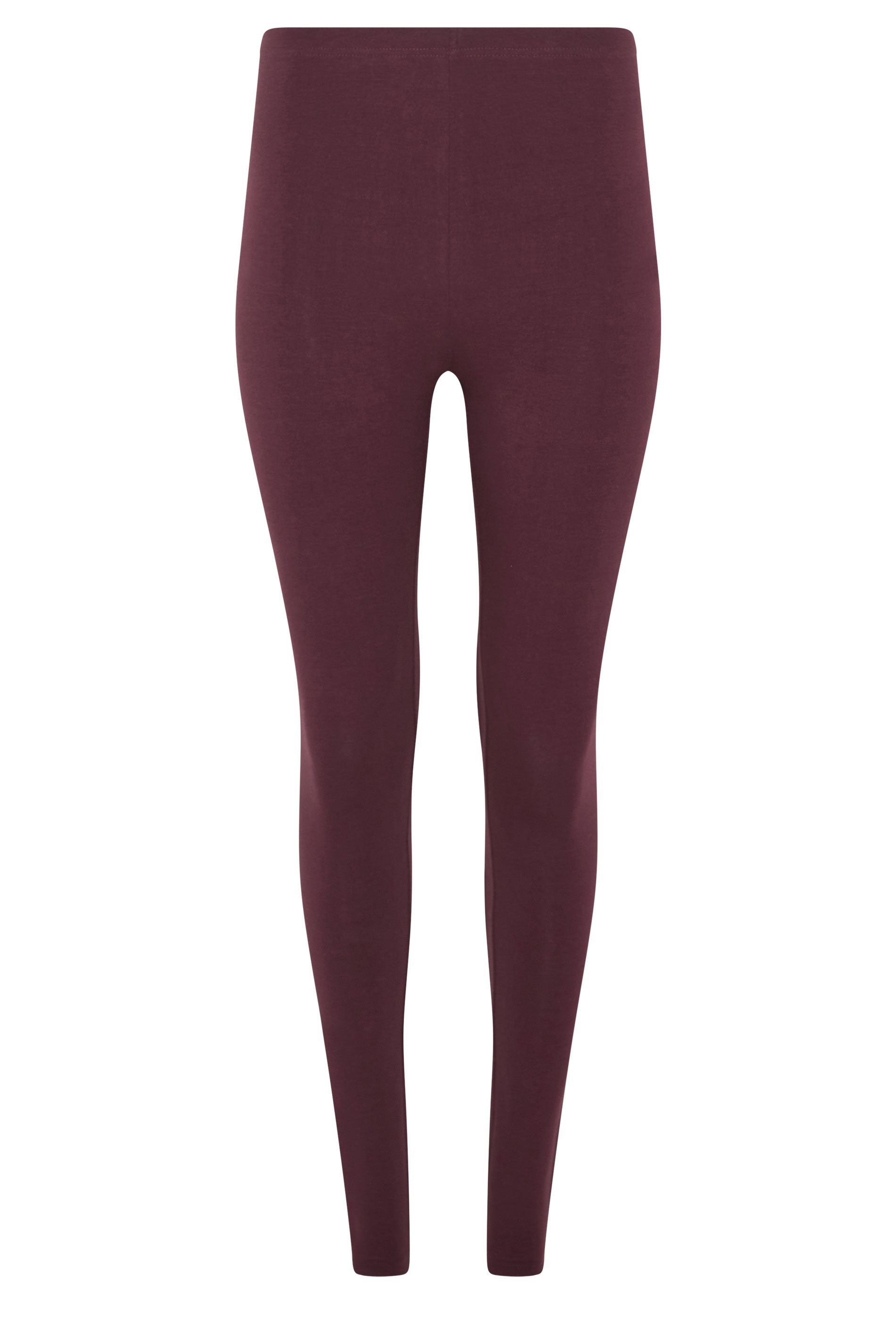M&Co Berry Purple Stretch Leggings | M&Co 5