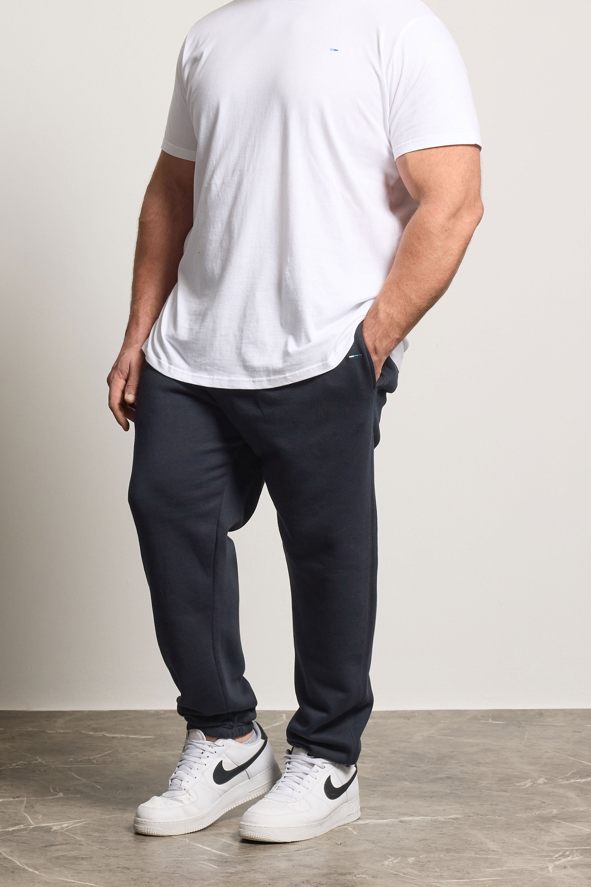BadRhino Big & Tall Navy Blue Essential Joggers | BadRhino 3