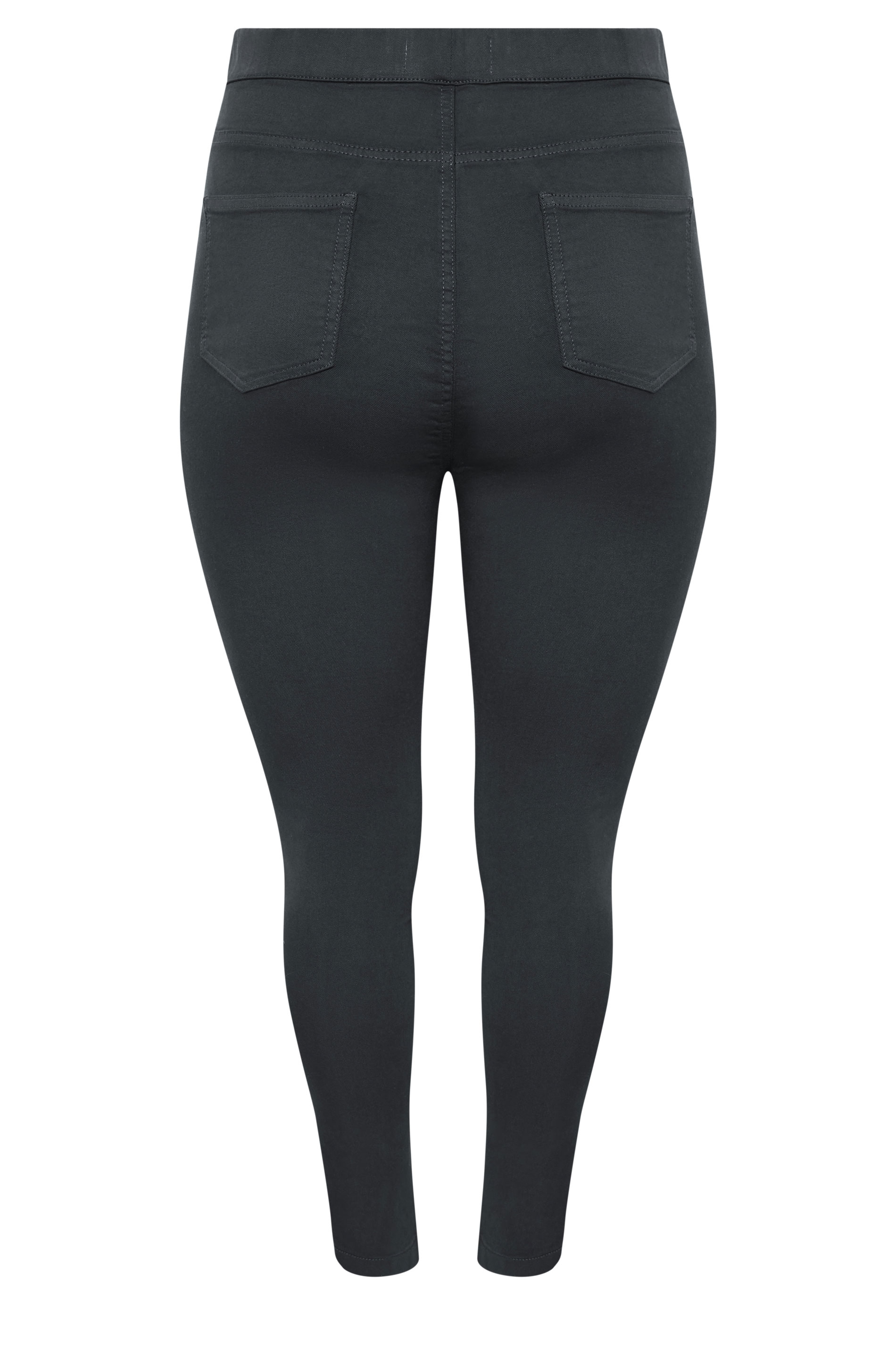 YOURS Plus Size Grey Pull On JENNY Jeggings | Yours Clothing 6
