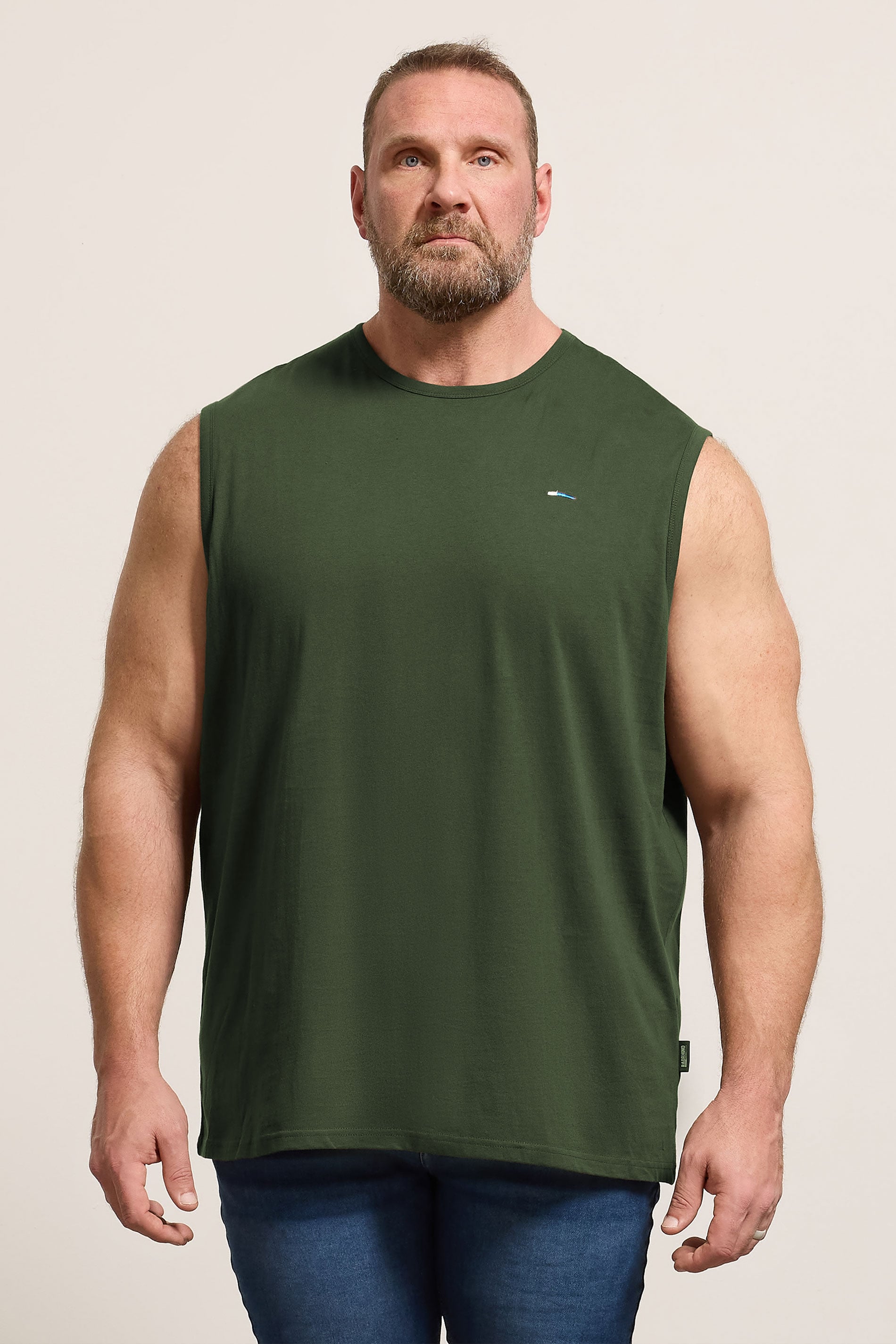 BadRhino Big & Tall Black/White/Navy/Khaki/Grey 5 Pack Muscle Vest | BadRhino 4