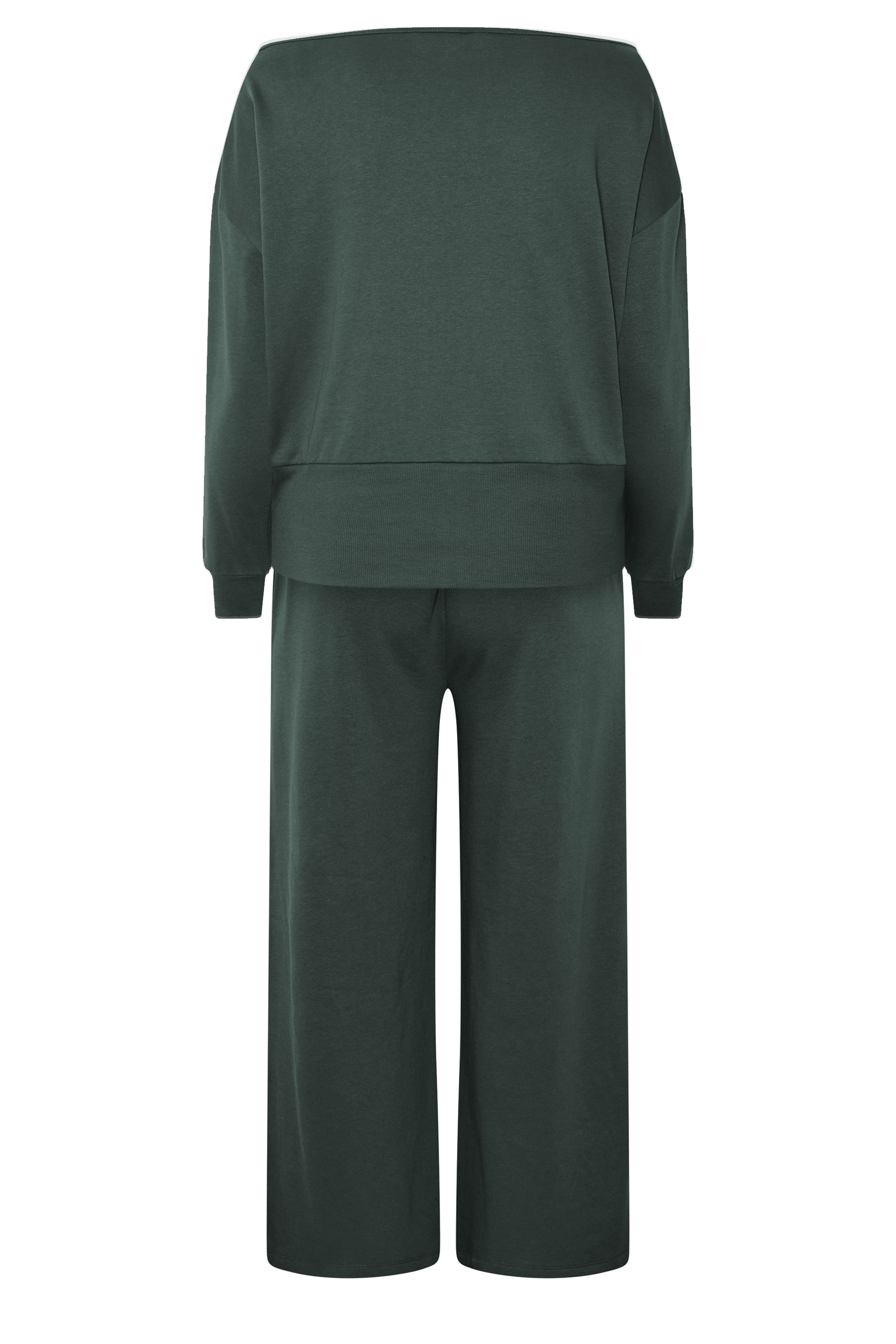 YOURS Plus Size Grey 'New York' Off Shoulder Sweatshirt & Jogger Set | Yours Clothing 7