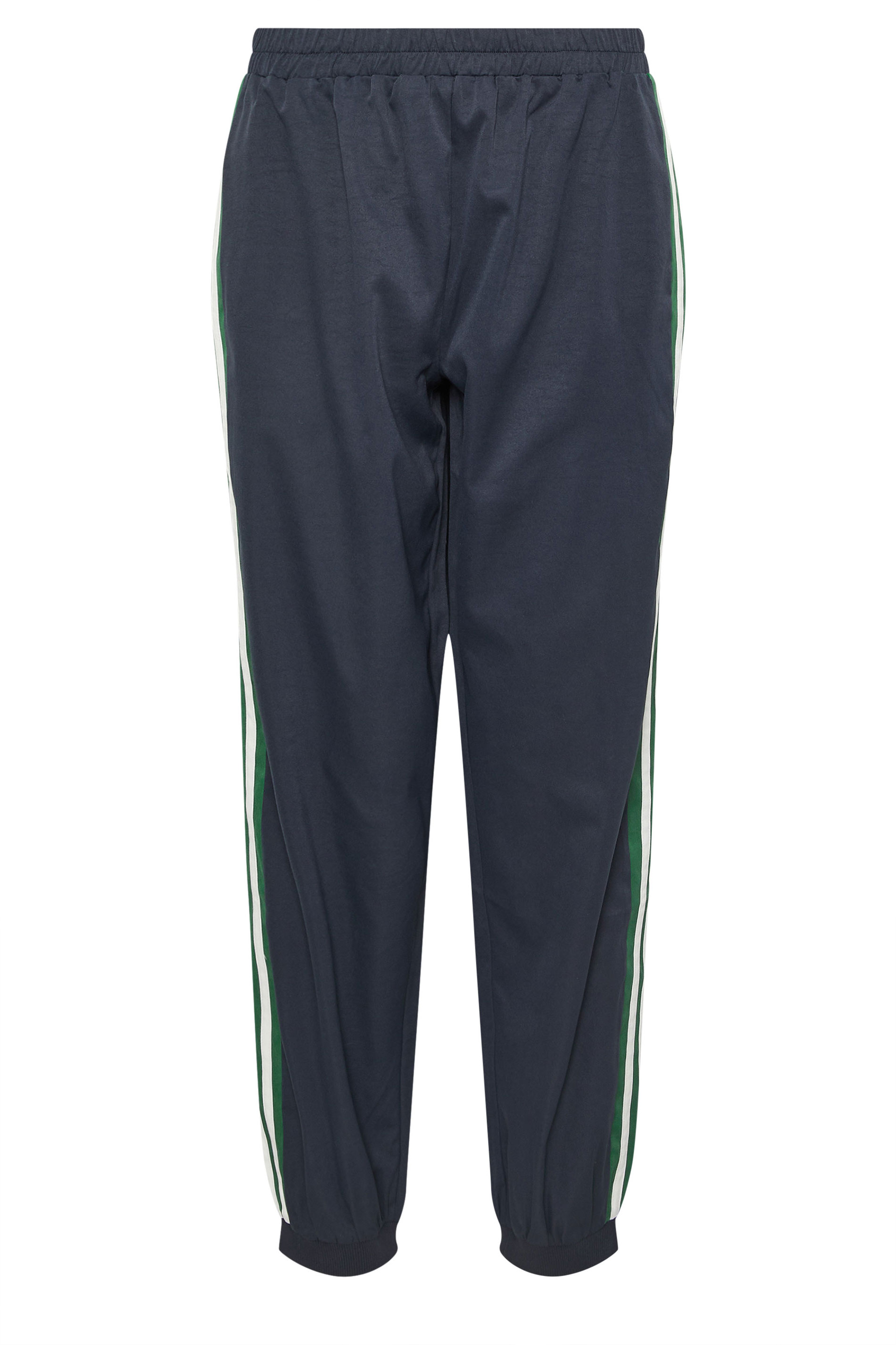 PixieGirl Petite Women's Navy Stripe Cuffed Joggers | PixieGirl 7