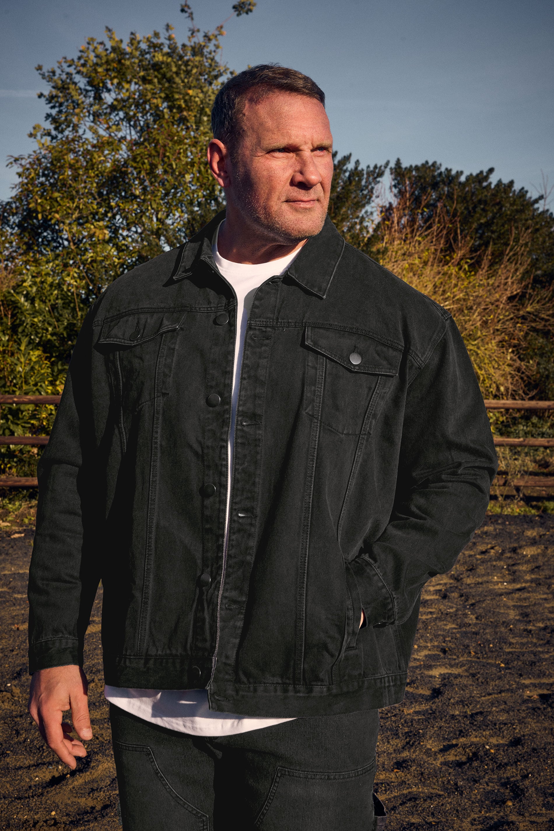 BadRhino Big & Tall Black Denim Jacket | BadRhino 3