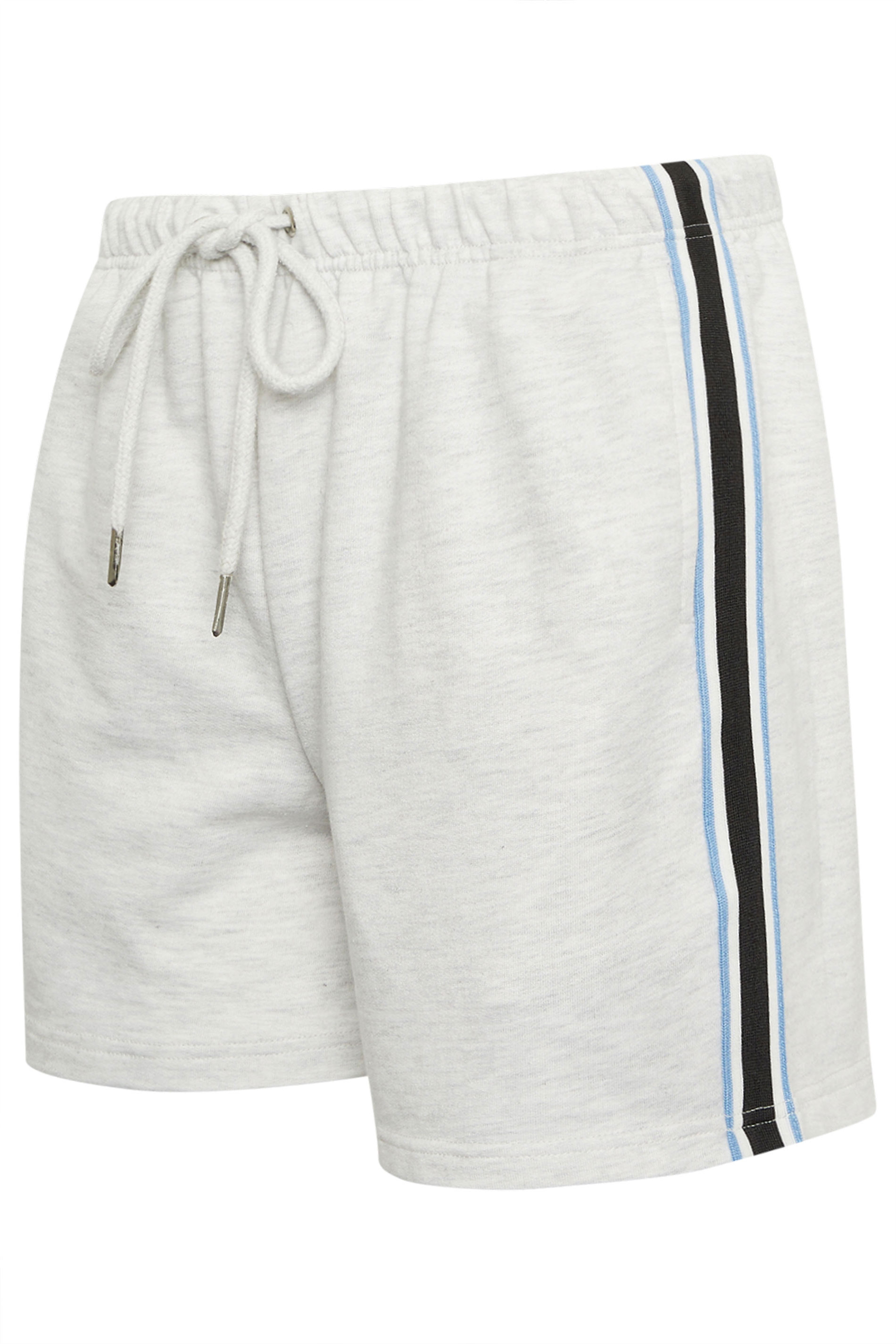 PixieGirl Petite Women's Grey Marl Side Stripe Shorts | PixieGirl 6