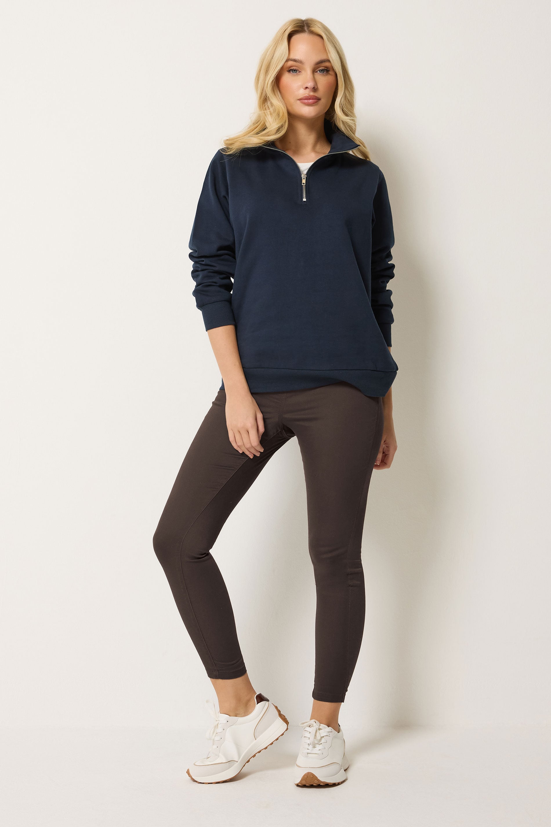M&Co Chocolate Brown Skinny Jeggings | M&Co 1