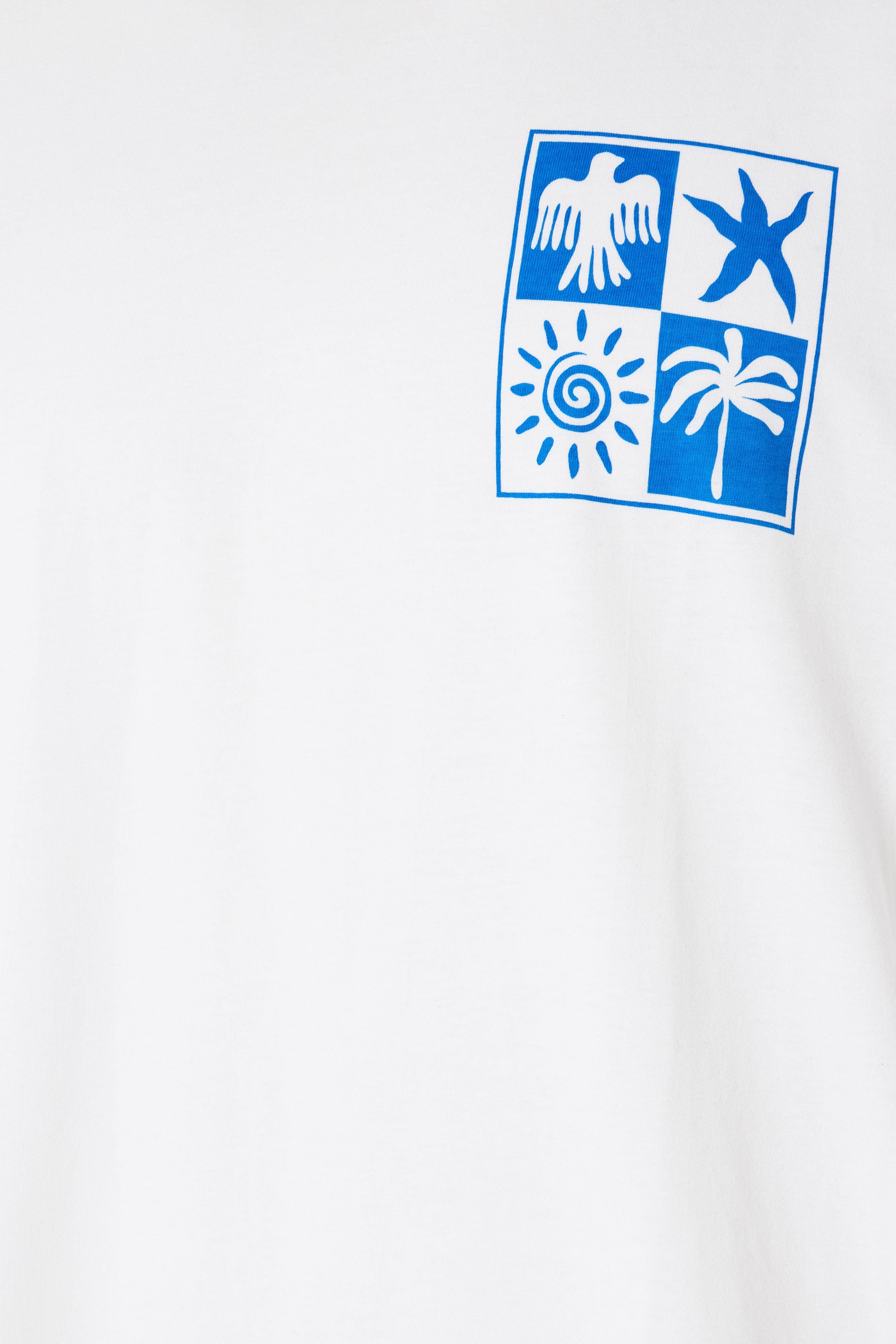 BadRhino Big & Tall White & Blue Graphic T-Shirt | BadRhino 9