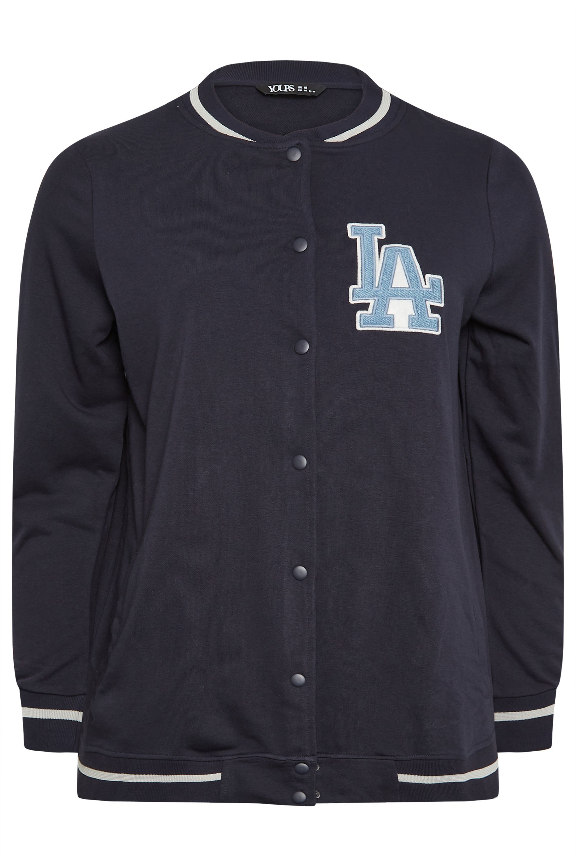 LA Dodgers Blue and White Varsity Jacket