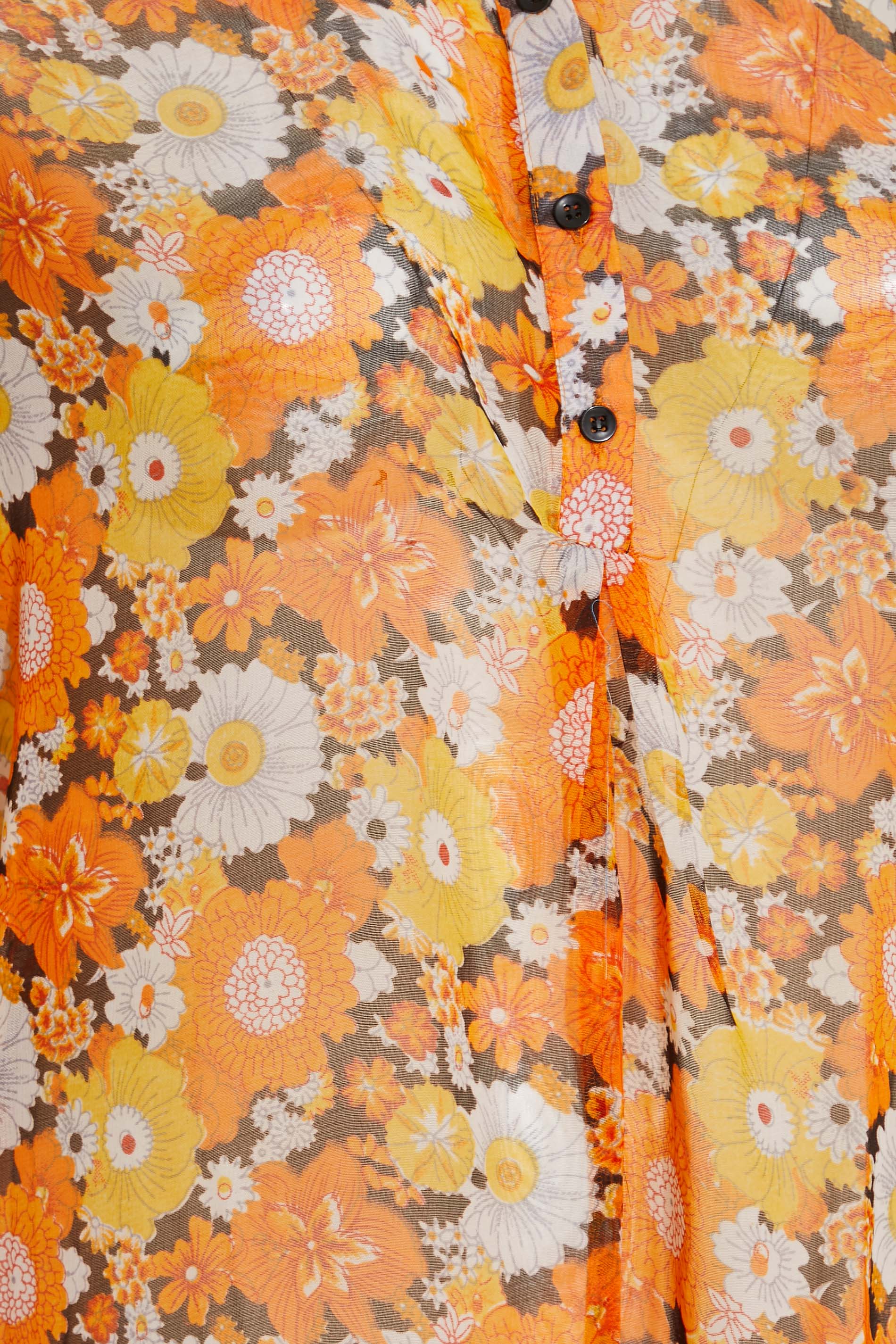 Grande taille  Blouses & Chemisiers Grande taille  Blouses | Curve Orange Floral Batwing Blouse - IE94342
