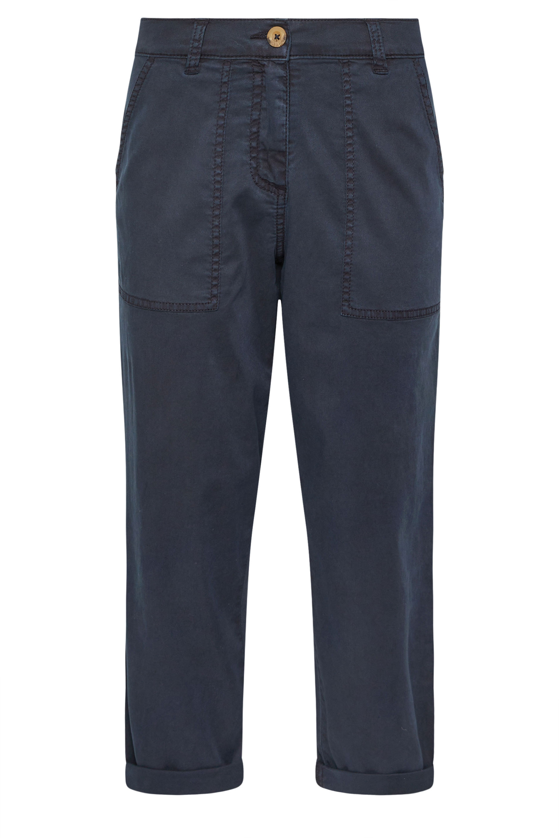 M&Co Navy Blue Carpenter Trousers | M&Co 5