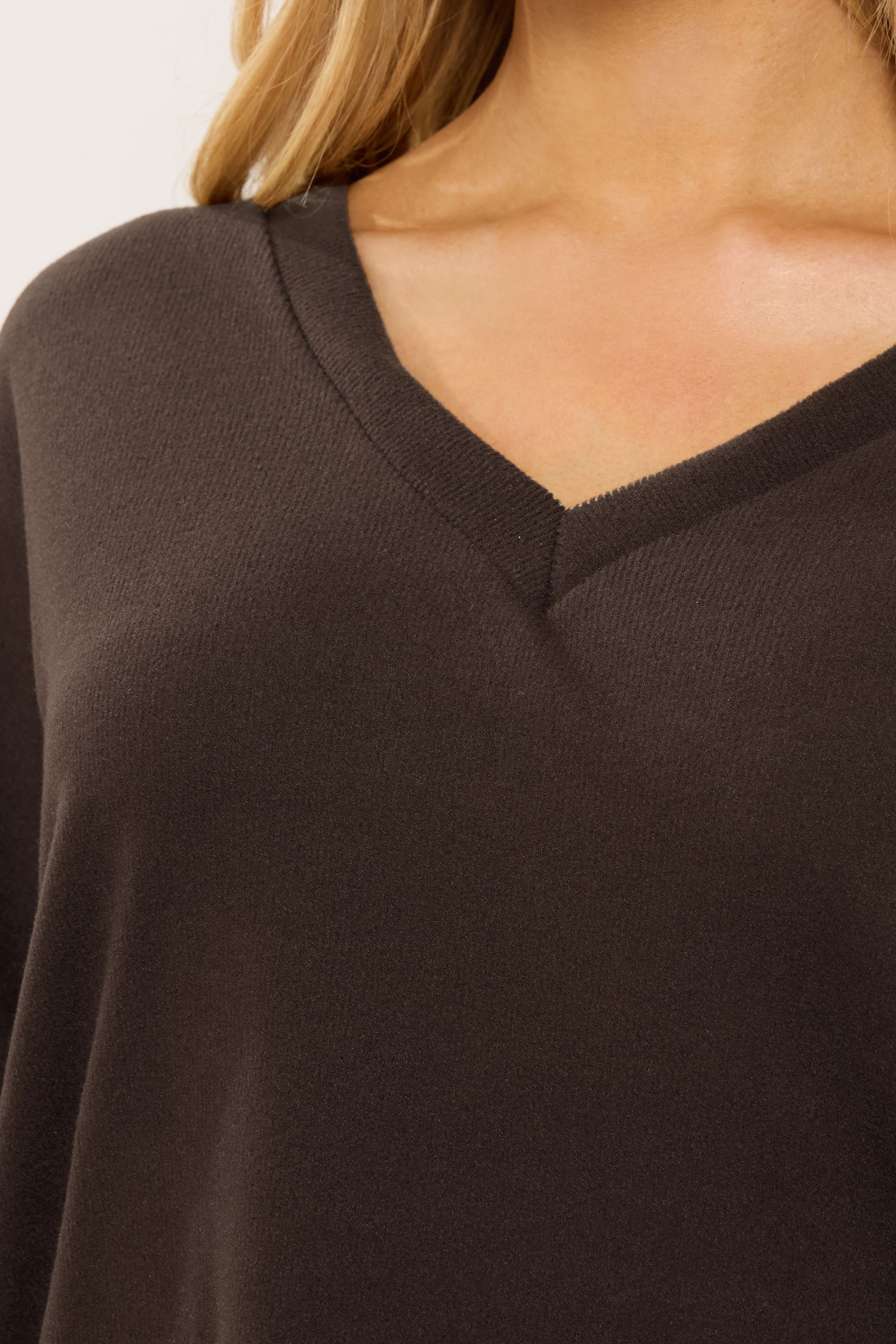 M&Co Chocolate Brown Long Sleeve Top M&Co 4