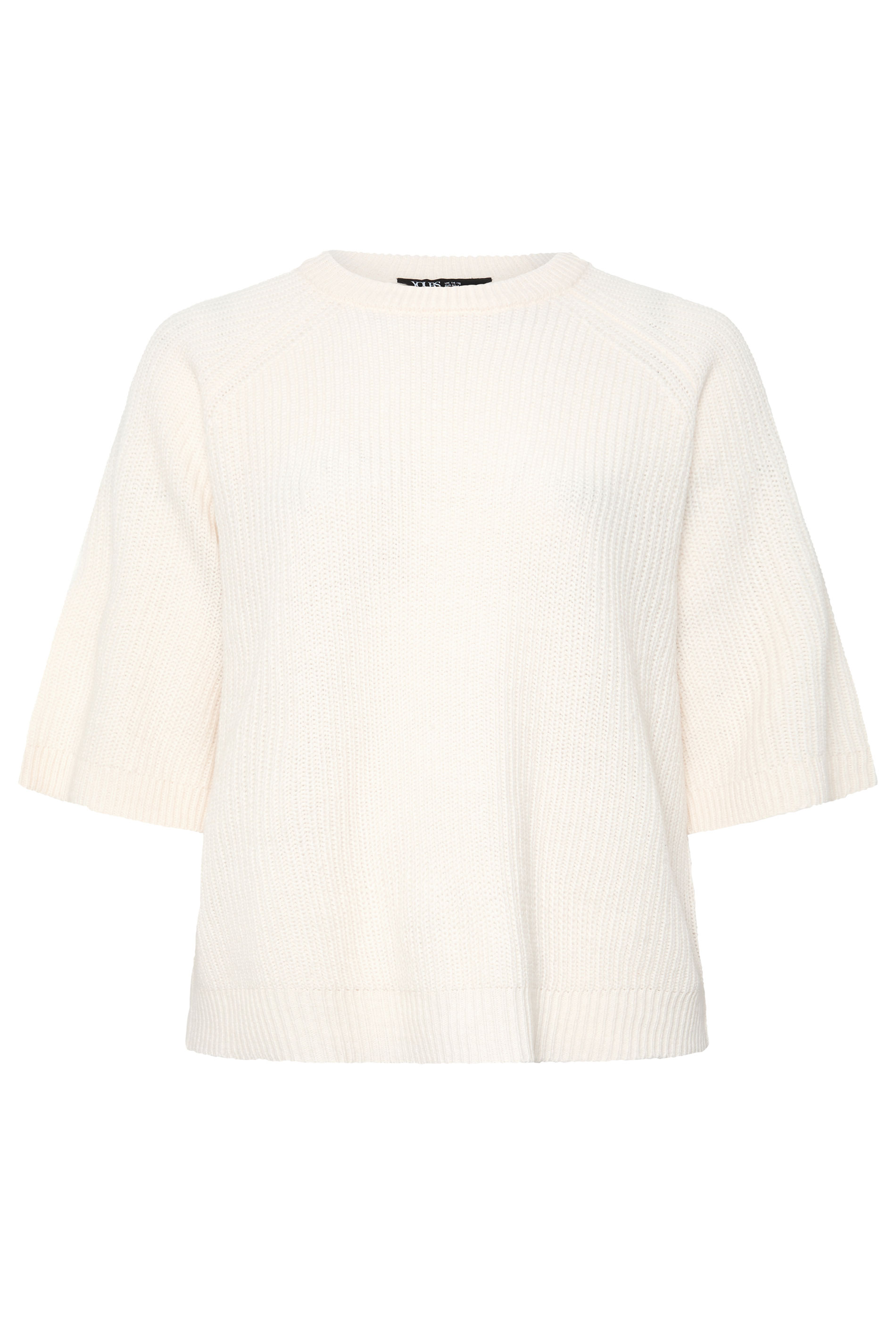 YOURS Plus Size Ivory White Knitted Jumper | Yours Clothing 6
