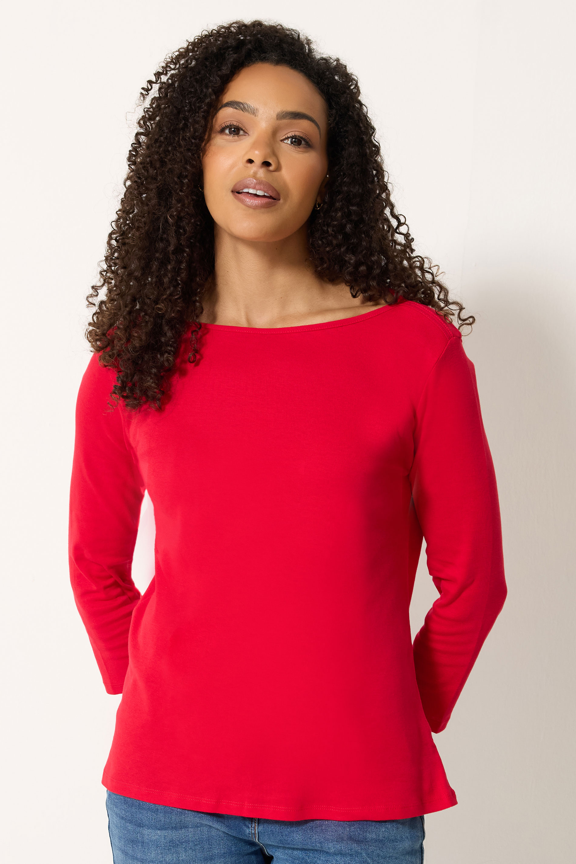 M&Co Red Cotton Top | M&Co 3