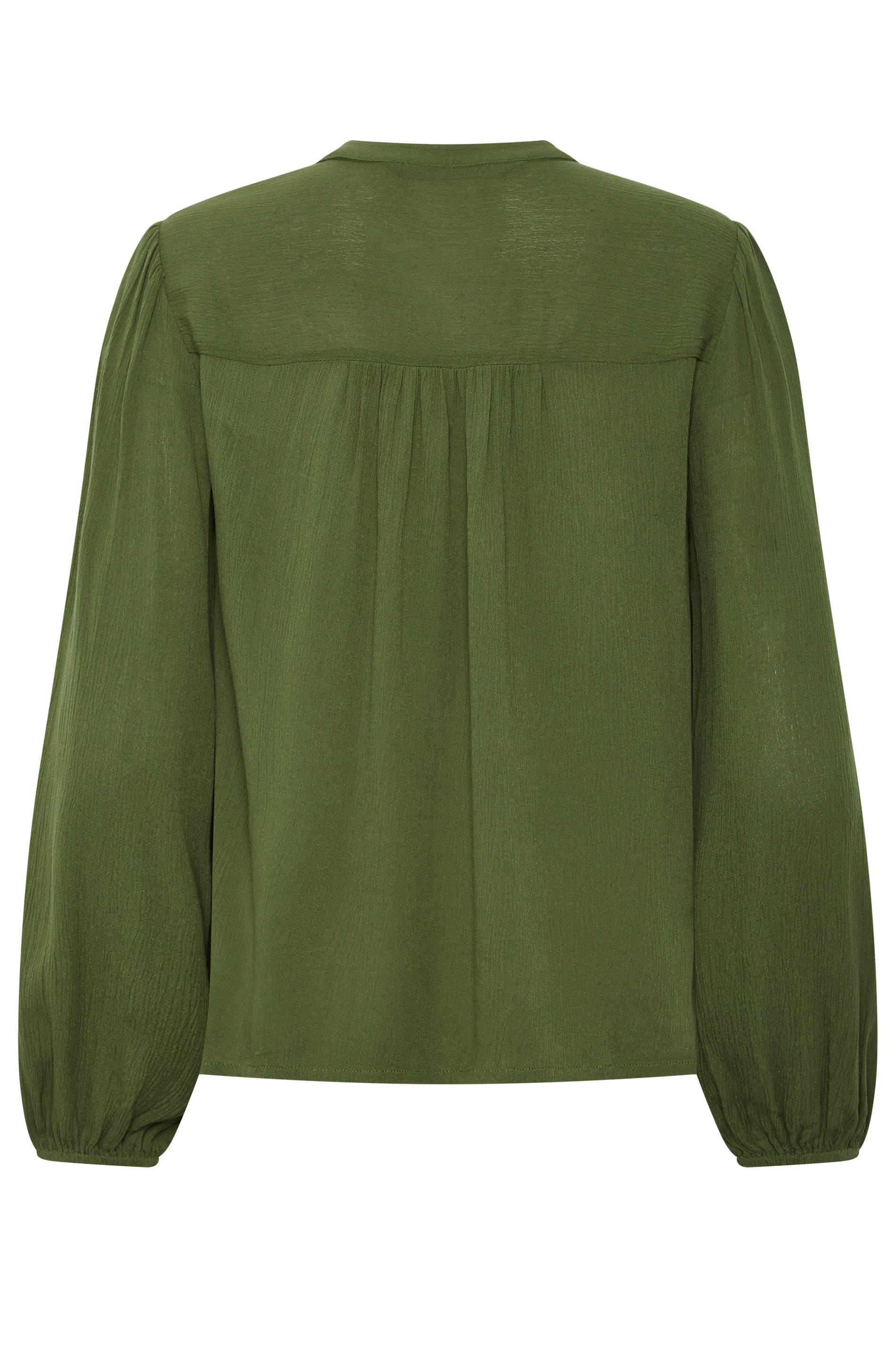 M&Co Khaki Green Crochet Long Sleeve Blouse | M&Co 6
