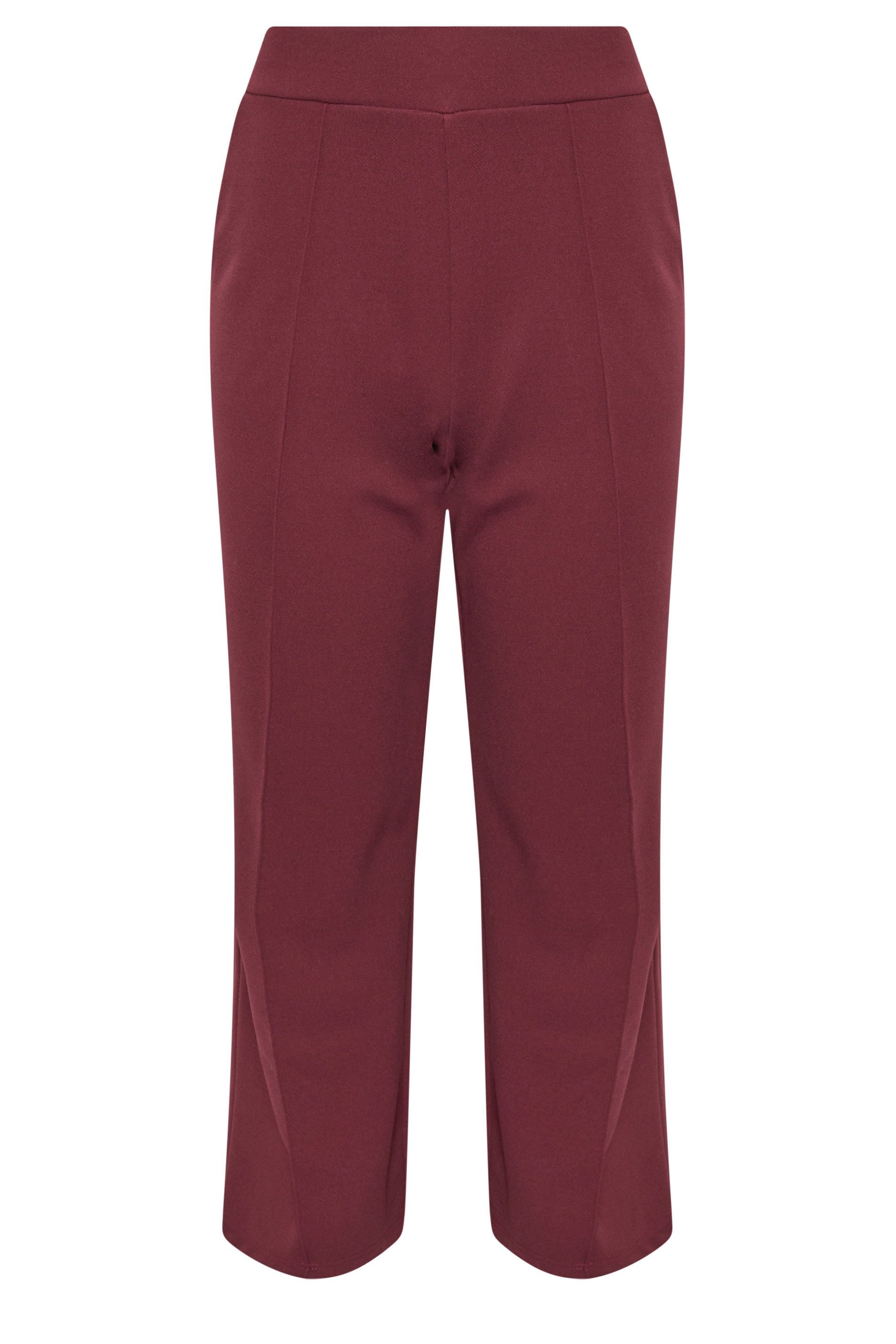 M&Co Petite Berry Red Pintuck Trousers | M&Co 6